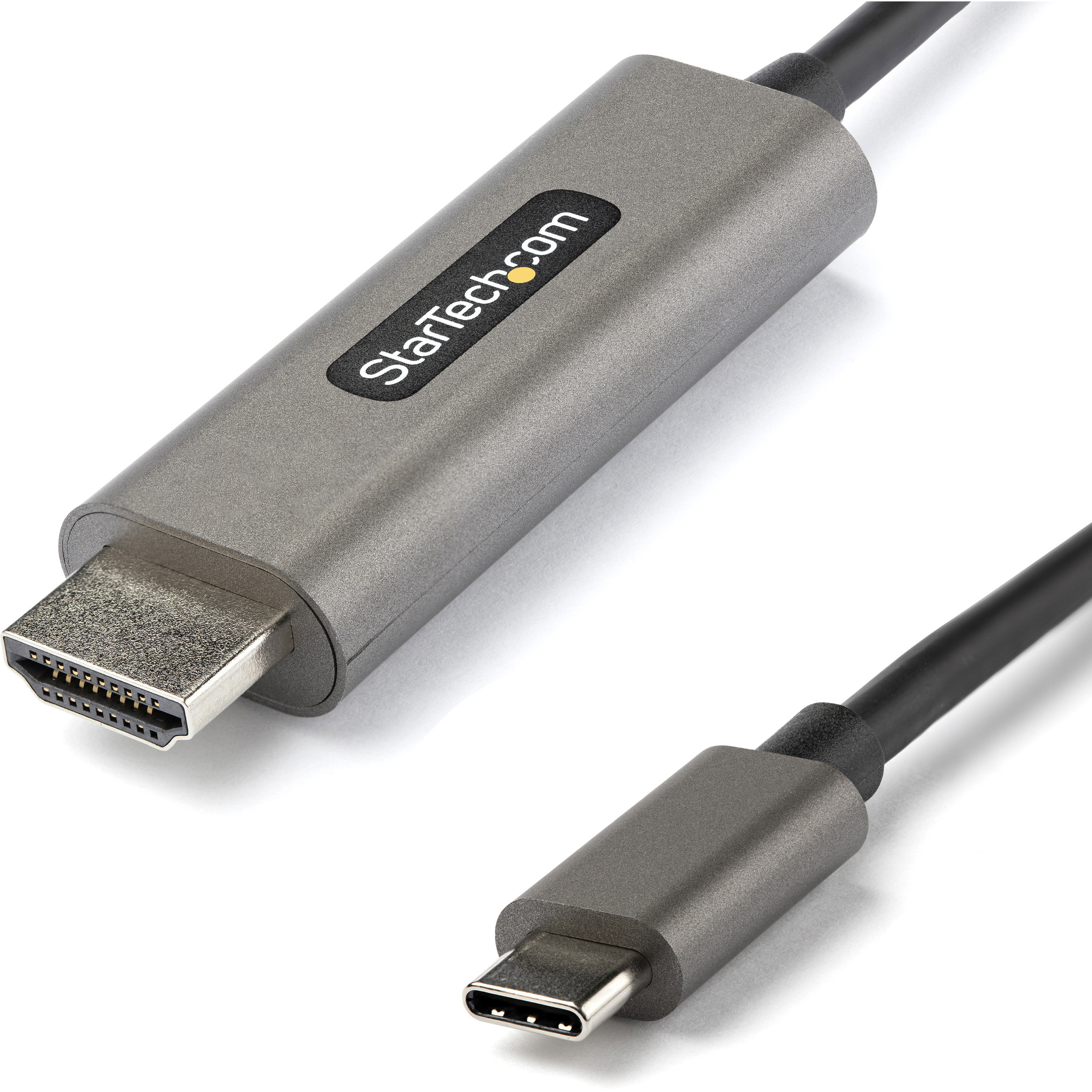 Startech 9.8ft (3m) DisplayPort to HDMI Adapter Cable, 4K 60Hz with HDR, DP to HDMI 2.0b, Active Video Converter, DisplayPort Desktop to HDMI Monitor, M/M - DisplayPort to HDMI Cord (10F-DP-HDMI-4K60-HDR) - Adapter cable - DisplayPort male to HDMI male -