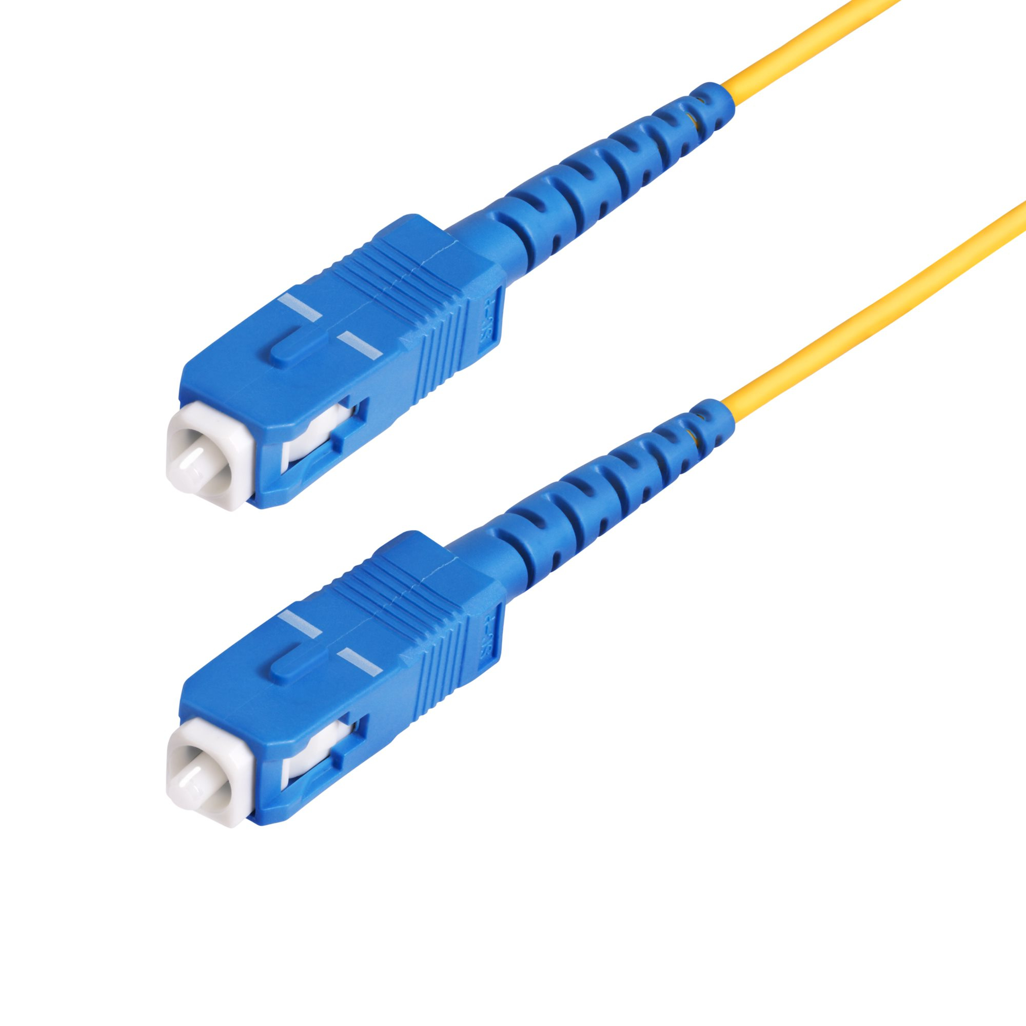 Startech 100m (328ft) SC to SC (UPC) OS2 Single Mode Simplex Fiber Optic Cable, 9/125µm, 40G/100G, Bend Insensitive, Low Insertion Loss, LSZH Fiber Patch Cord - Patch cable - SC/UPC single-mode (M) to SC/UPC single-mode (M) - 100 m - 100 m - 2 mm - fibre