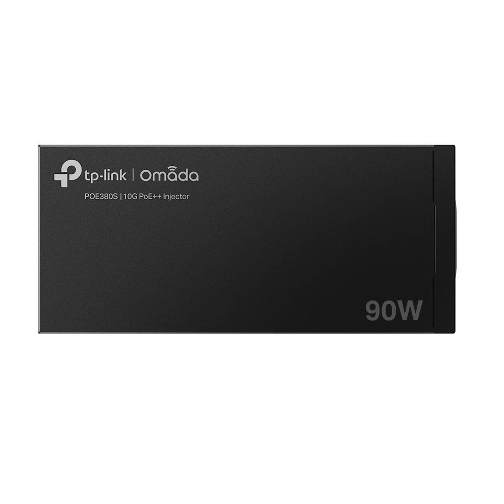 TP-Link Omada POE380S V1 - PoE injector - 10G - AC 100-240 V - 90 Watt - output connectors: 1