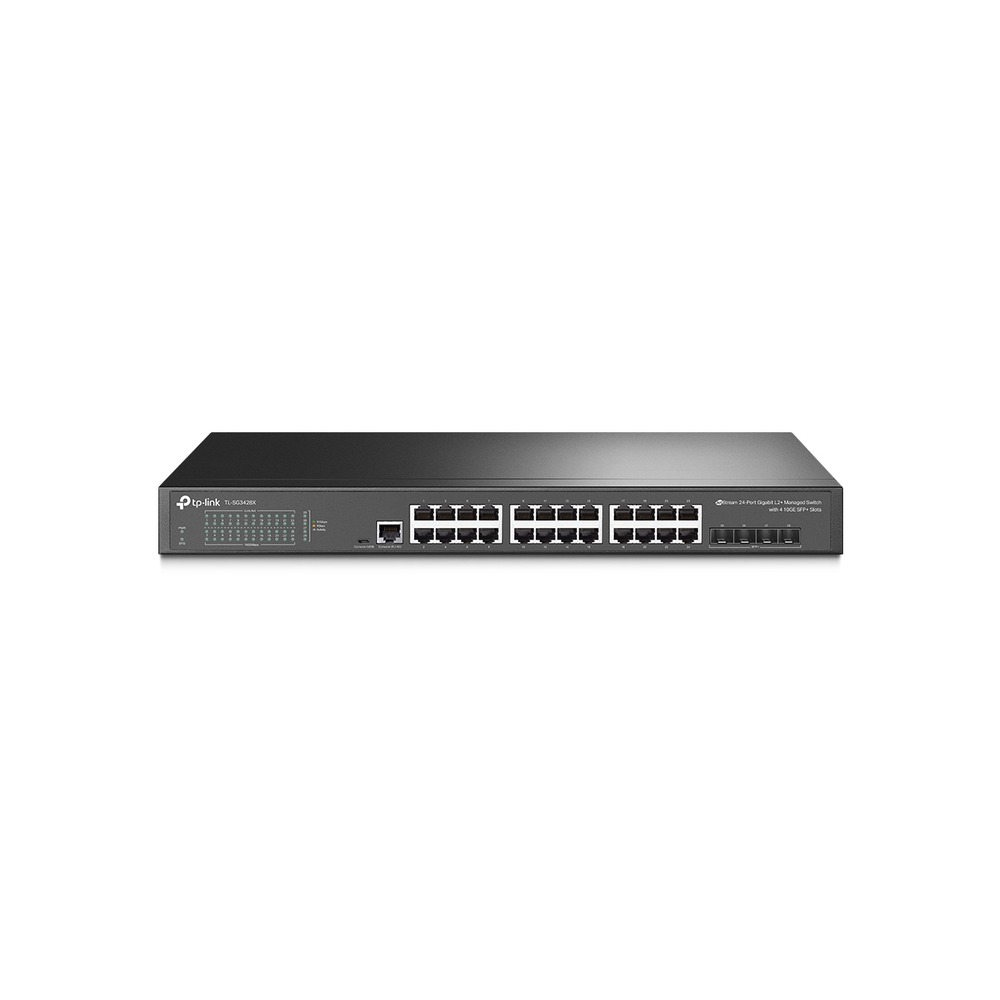 TP-Link JetStream TL-SG3428X-M2 V1.6 - Switch - L2+ - Managed - 24 x 10/100/1000/2.5G + 4 x 10 Gigabit SFP+ - rack-mountable
