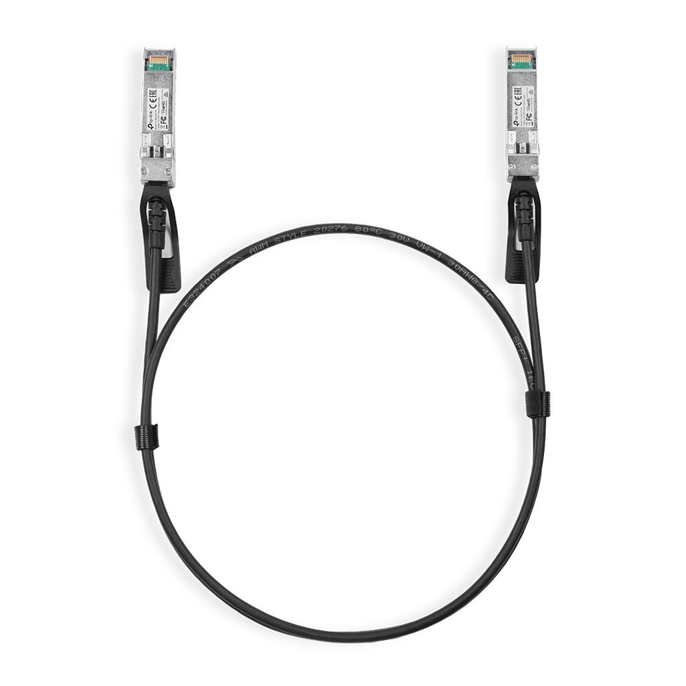 TP-Link TL-SM5220-1M V1 - 10GBase direct attach cable - SFP+ (M) to SFP+ (M) - 1 m - twinaxial - passive