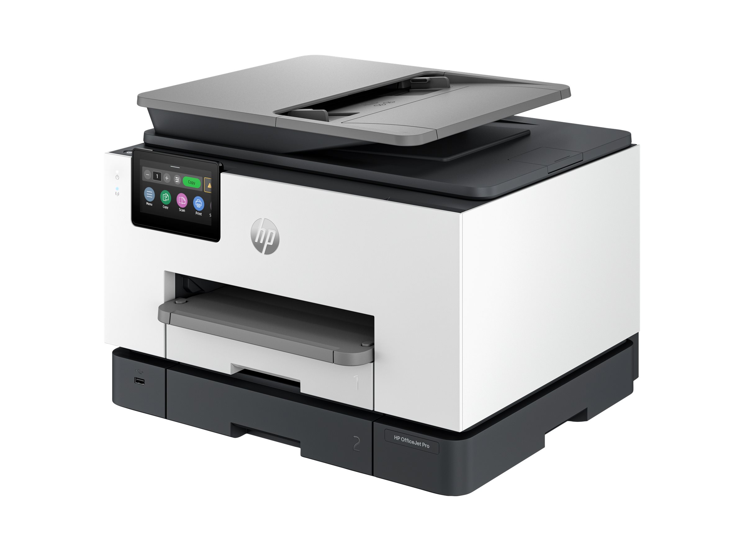 HP Officejet Pro 9135e All-in-One - Multifunction printer - colour - ink-jet - Legal (216 x 356 mm) (original) - A4/Legal (media) - up to 23 ppm (copying) - up to 25 ppm (printing) - 250 sheets - 33.6 Kbps - USB 2.0, LAN, USB 2.0 host, Wi-Fi(ac), Bluetoot