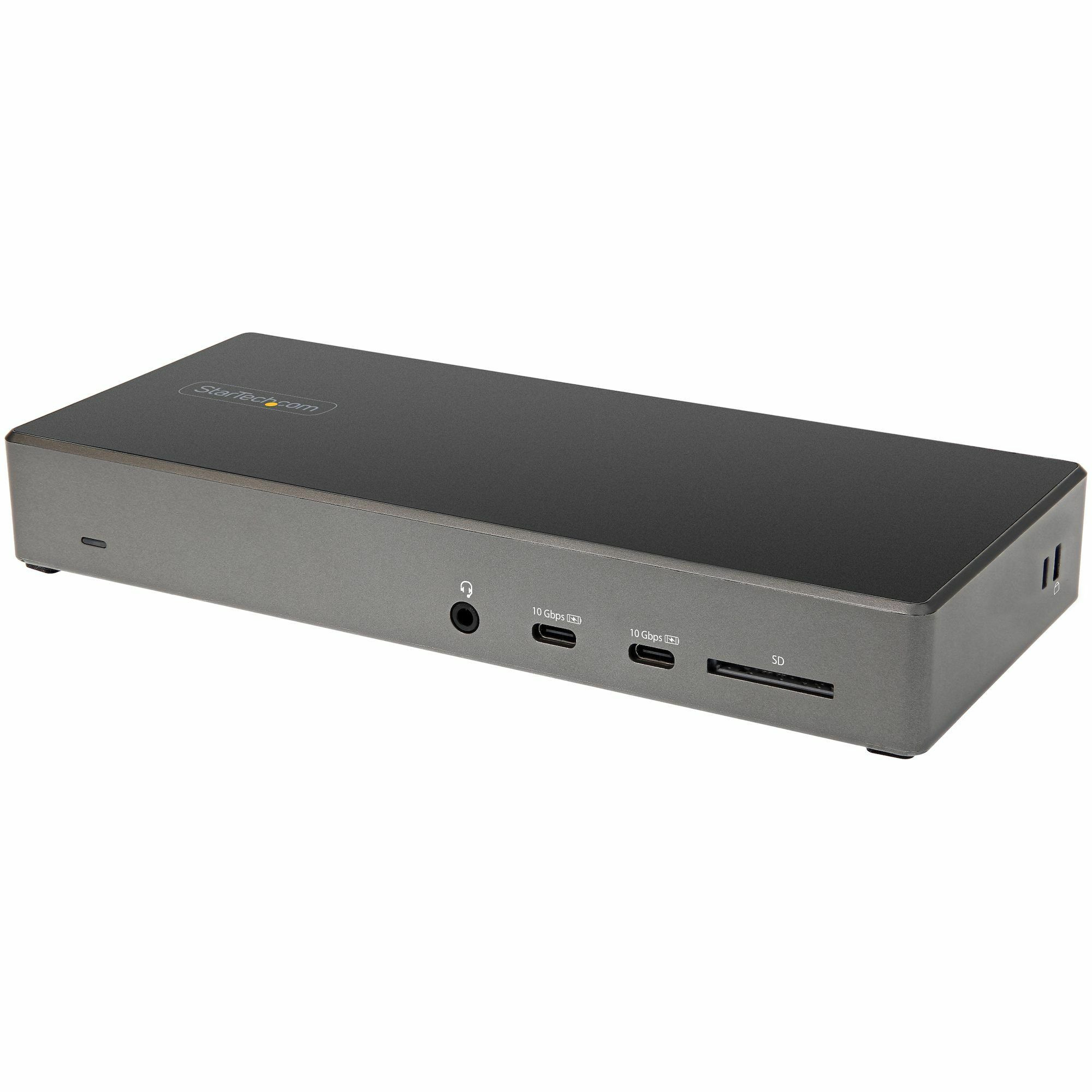 Startech Thunderbolt 4 Multi-Display Docking Station, Quad/Triple/Dual Monitor Dock, 2x HDMI/2x DisplayPort, 7x USB Hub, 2.5 Gigabit Ethernet, 98W Power Delivery, for Windows/MacBook - TB4 Host Cable (132UE-TB4USB4DOCK) - Docking station - Thunderbolt 4 -