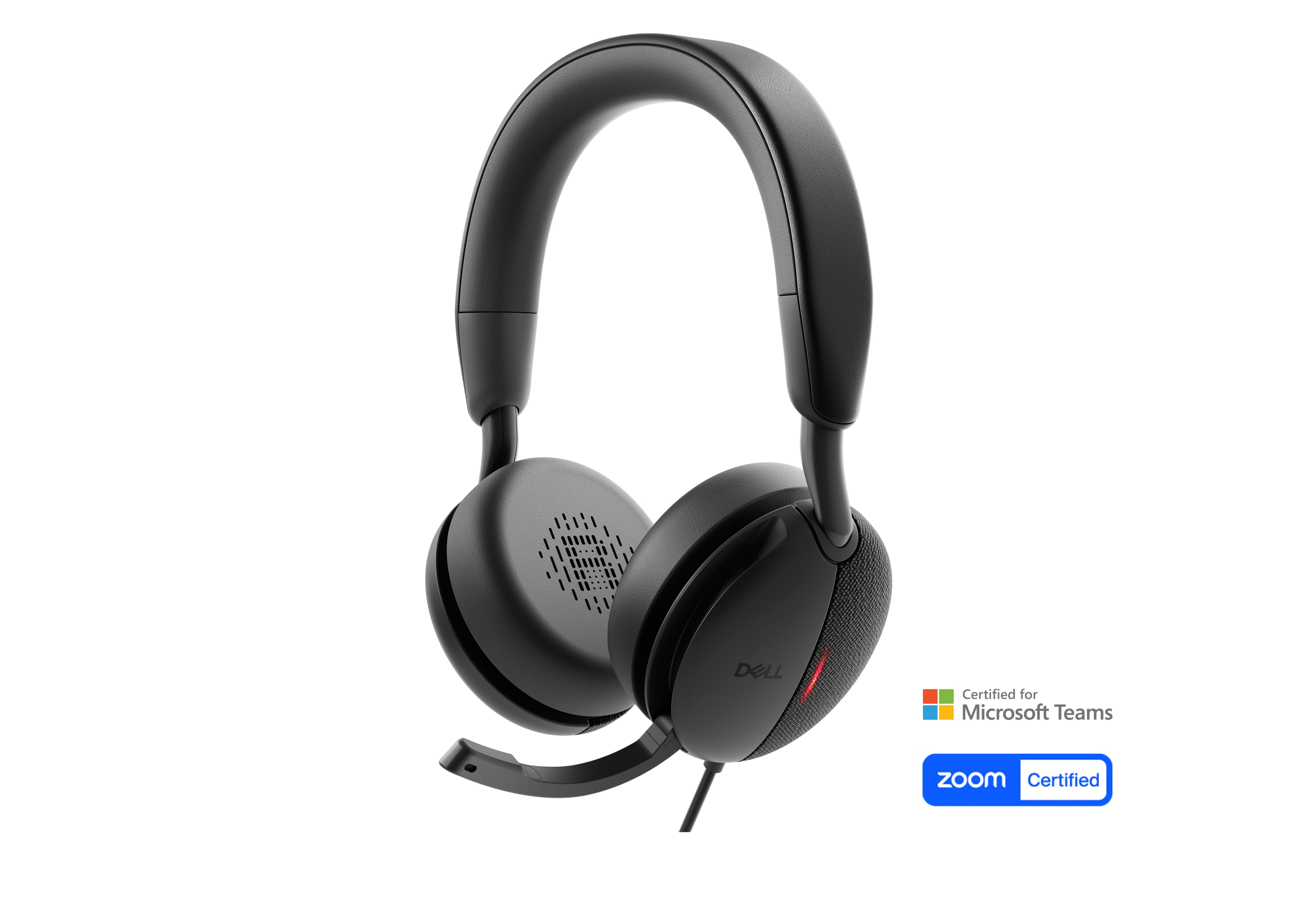 Dell Pro Wired ANC Headset WH5024 - Headset - on-ear - wired - active noise cancelling - USB-C - Certified for Microsoft Teams, Zoom Certified