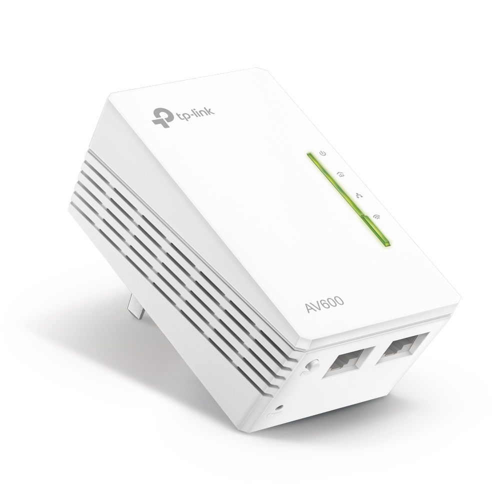 TP-Link AV500 Powerline Homeplug WiFi Extender with 2 LAN ports , Twin Pack - TL-WPA4220 KIT