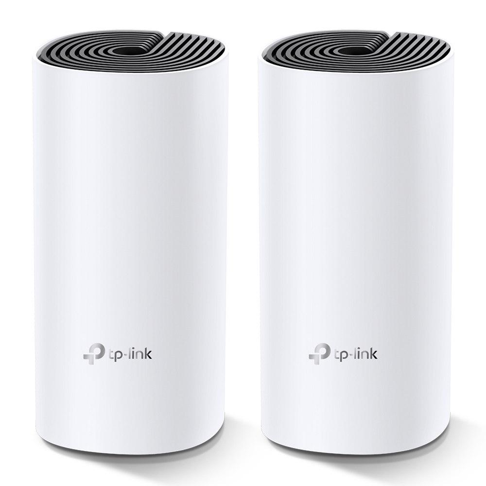 TP-Link DECO M4 - Wi-Fi system - (router) - up to 2,800 sq.ft - mesh 1GbE - Wi-Fi 5 - Dual Band