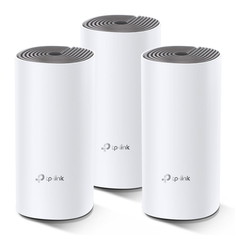 TP-Link Deco E4 - Wi-Fi system - (3 routers) - mesh - Wi-Fi 5 - Dual Band (pack of 3)