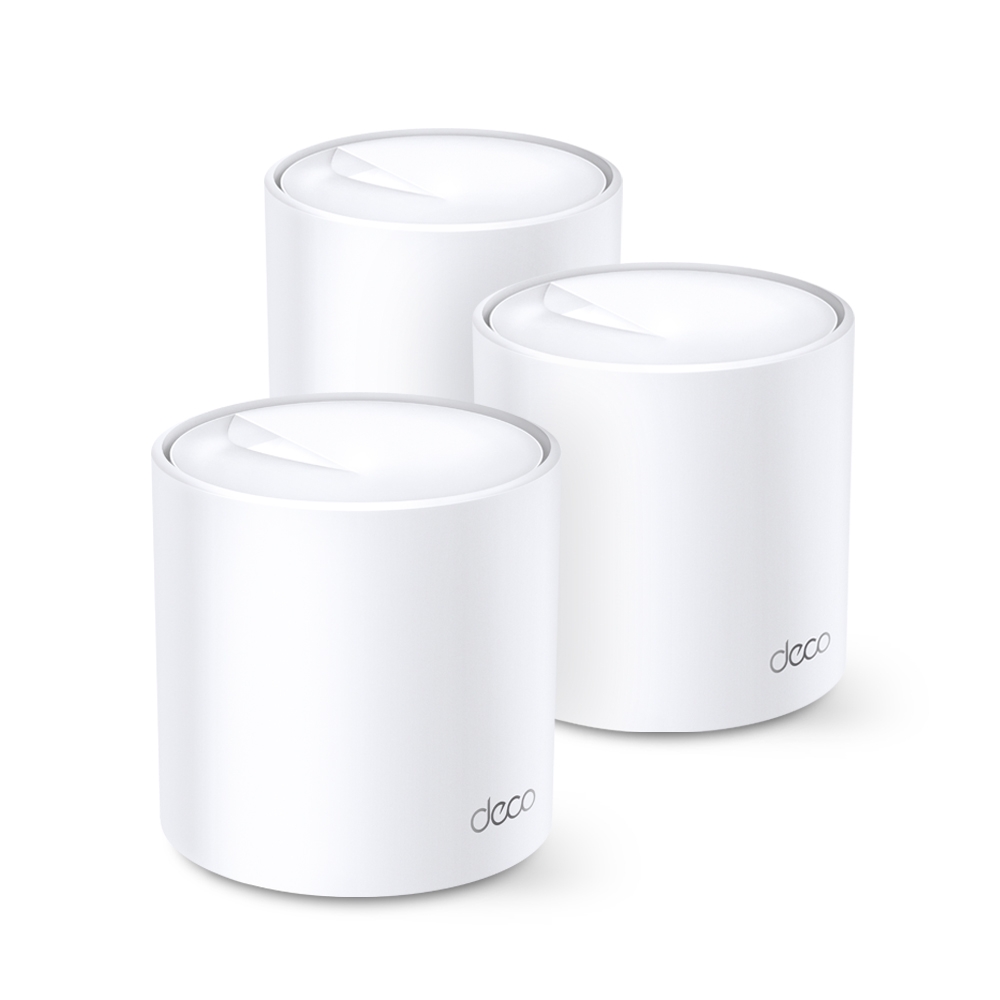 TP-Link Deco X60 - Wi-Fi system - (3 routers) 1GbE - Wi-Fi 6 - Dual Band