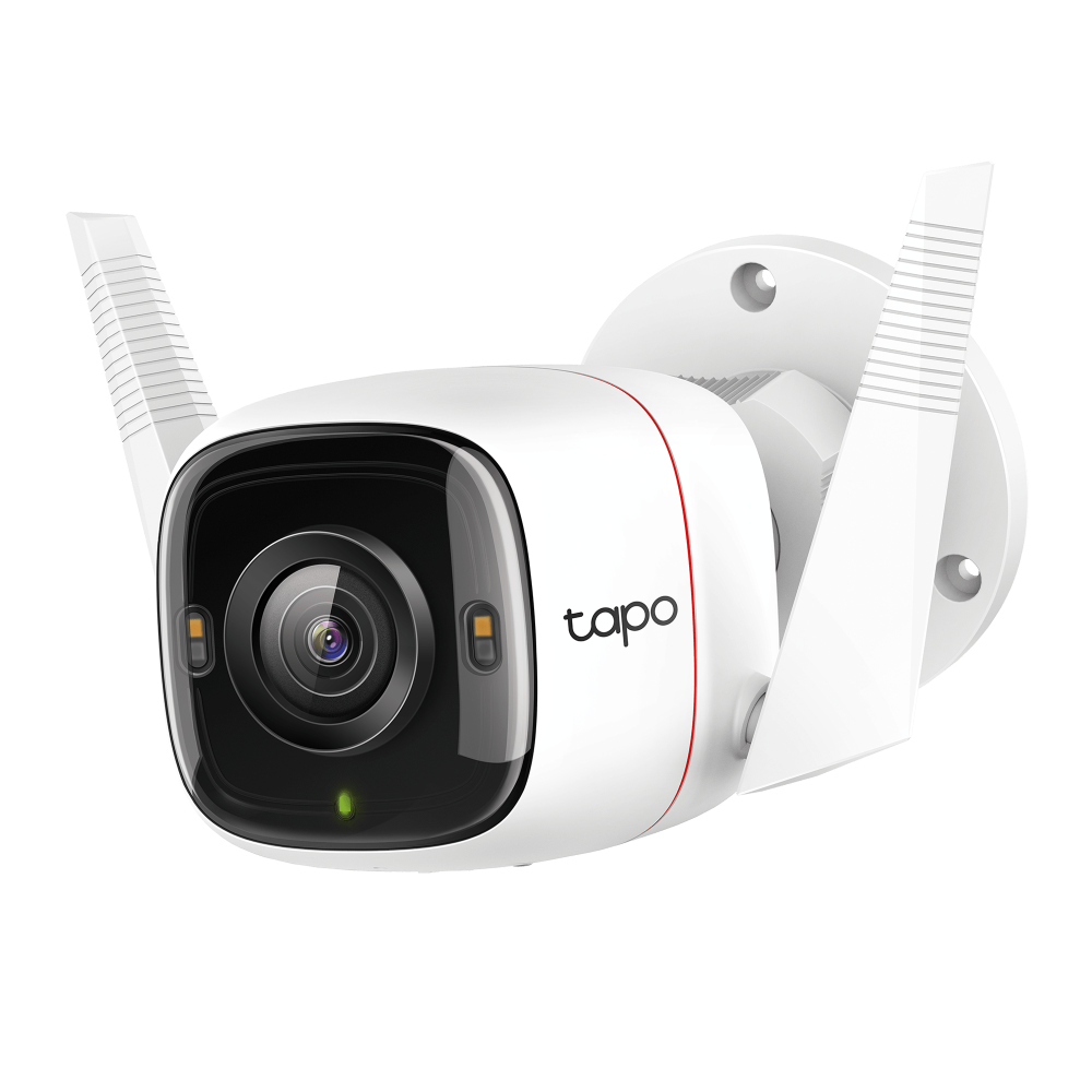 Tapo C320WS V1 - Network surveillance camera - outdoor - dustproof / weatherproof - colour (Day&Night) - 4 MP - 2560 x 1440 - 1440p - fixed focal - audio - wireless - Wi-Fi - GbE -