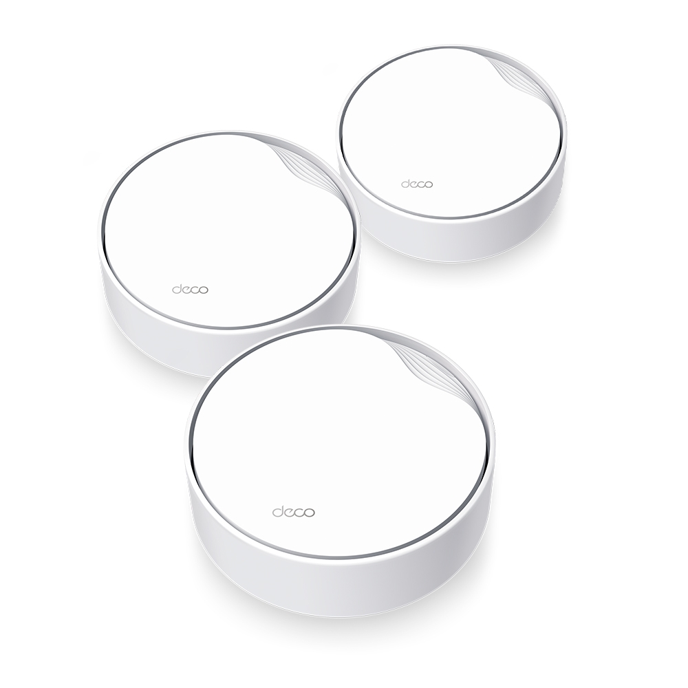 TP-Link Deco X50-PoE V1 - Wi-Fi system - (router) - mesh 1GbE - Wi-Fi 6 - Dual Band - wall-mountable, ceiling-mountable