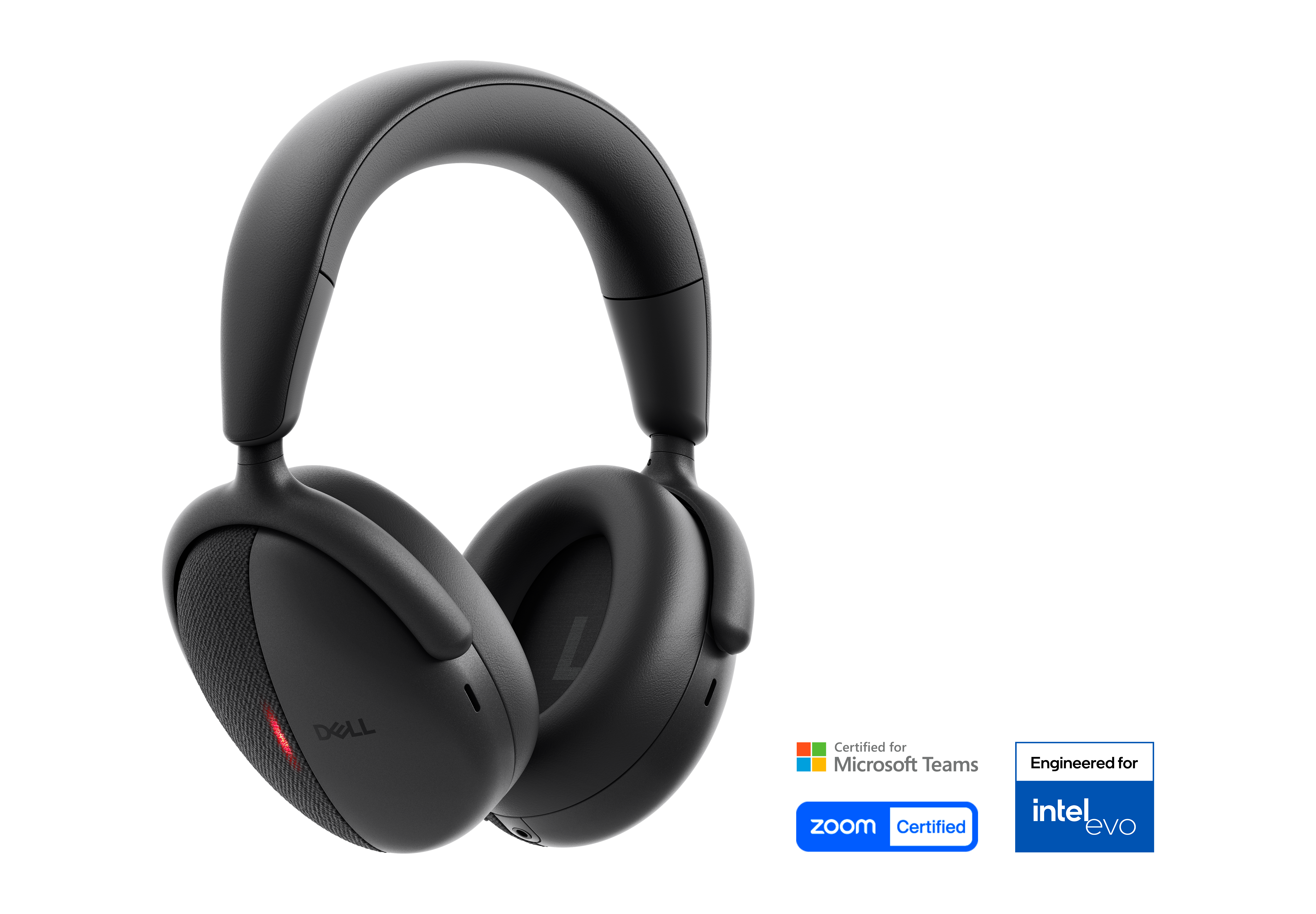Dell Premier Wireless ANC Headset WL7024 - Headset - full size - Bluetooth - wireless, wired - active noise cancelling - 3.5 mm jack, USB-A via Bluetooth adapter, USB-C via Bluetooth adapter - Certified for Microsoft Teams, Zoom Certified