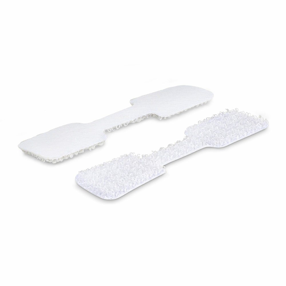 Startech 3.5in (9cm) Cable Labels, 100 Pack White, Cable/Cord Tags (CABLE-TAG-HLWH) - Cable identification labels - hook-to-hook fastener, write-on - 9 cm - white (pack of 100)