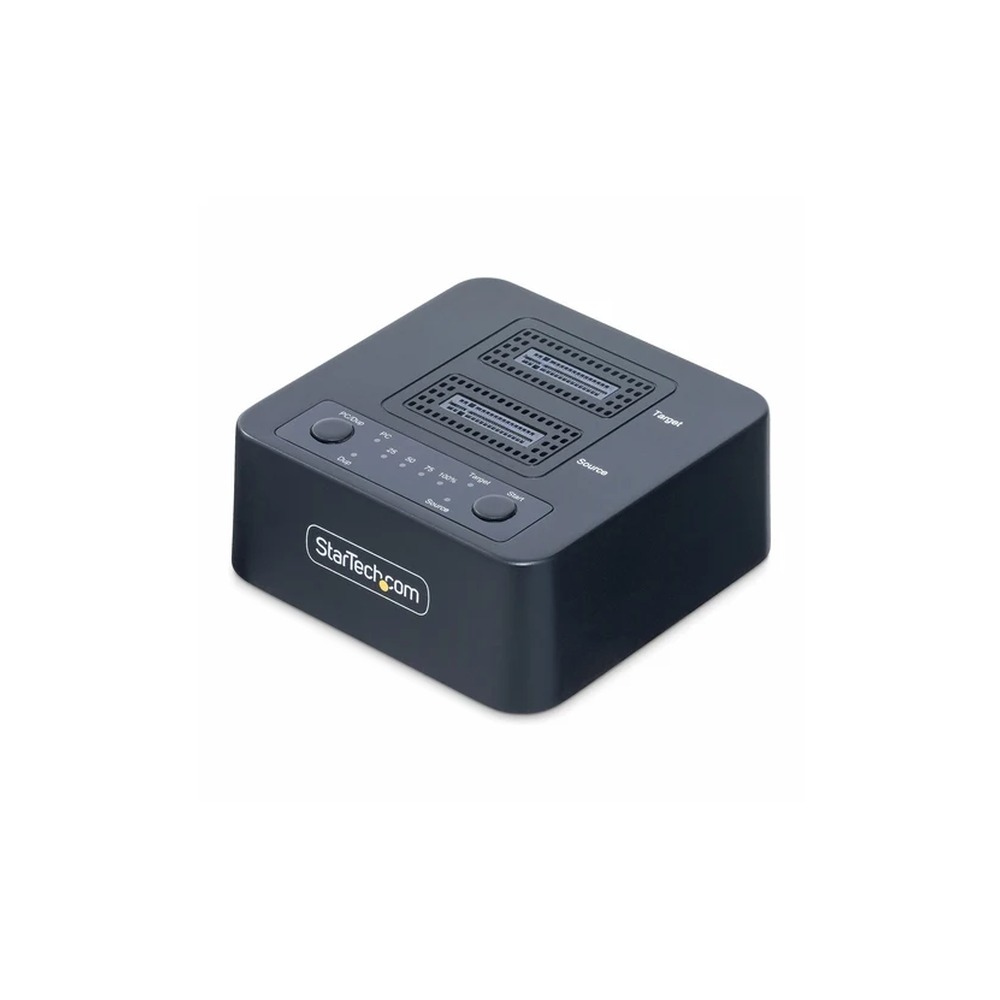 StarTech 1:1 Standalone M.2 NVMe Drive Duplicator and Dock - Solid state / hard drive duplicator - 2 bays (PCIe (NVMe)) - TAA Compliant