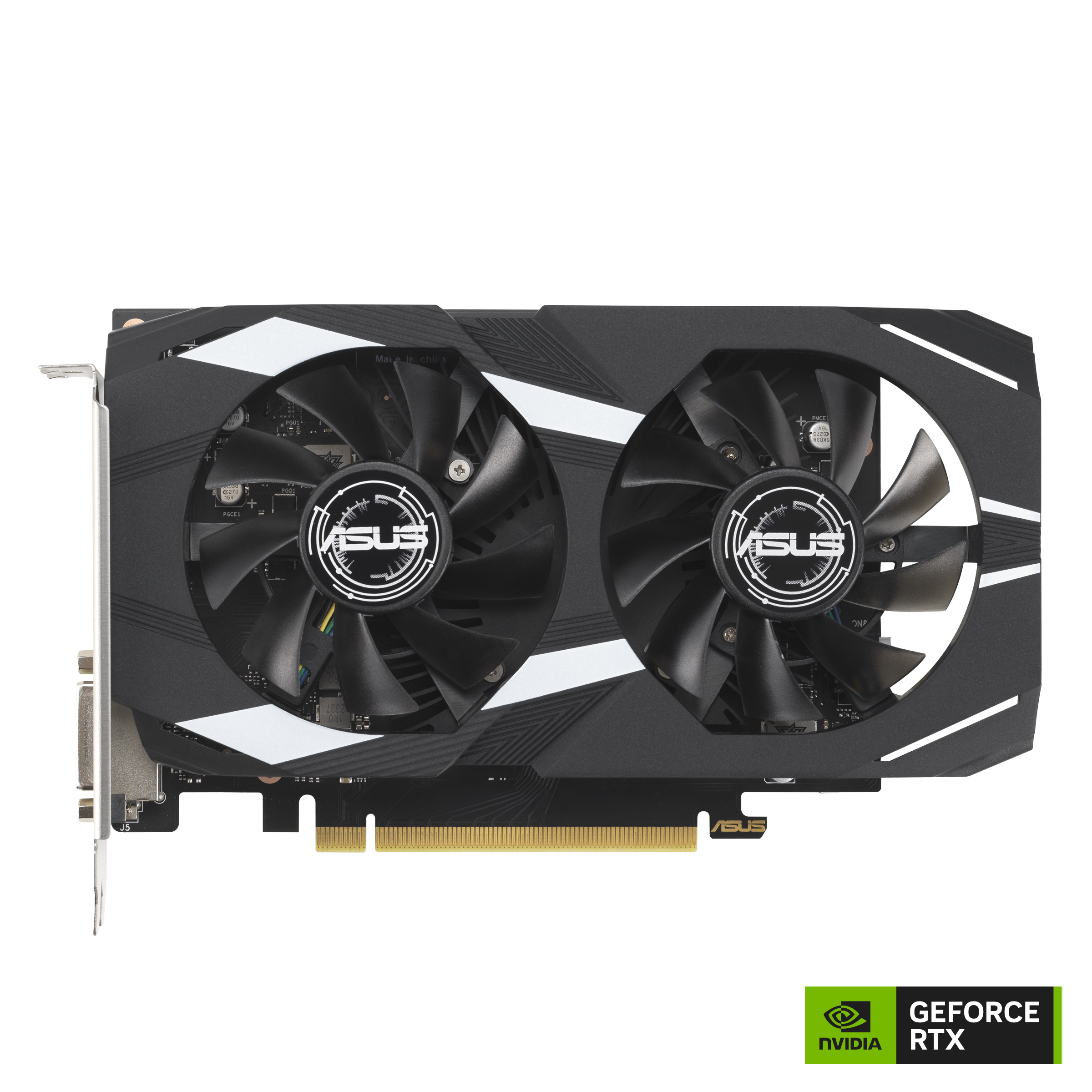ASUS Dual GeForce RTX 3050 6GB - OC Edition - graphics card - GF RTX 3050 - 6 GB GDDR6 - PCIe 4.0 - DVI, HDMI, DisplayPort