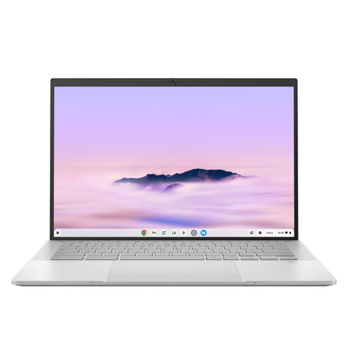 ASUS CB5403CMA QM0120 - Intel Core Ultra 5 - 115U / up to 4.2 GHz - Chrome OS - Intel Graphics - 8 GB RAM - 256 GB SSD NVMe - 14" touchscreen 2560 x 1600 (WQXGA) @ 120 Hz - Wi-Fi 6E - fog silver