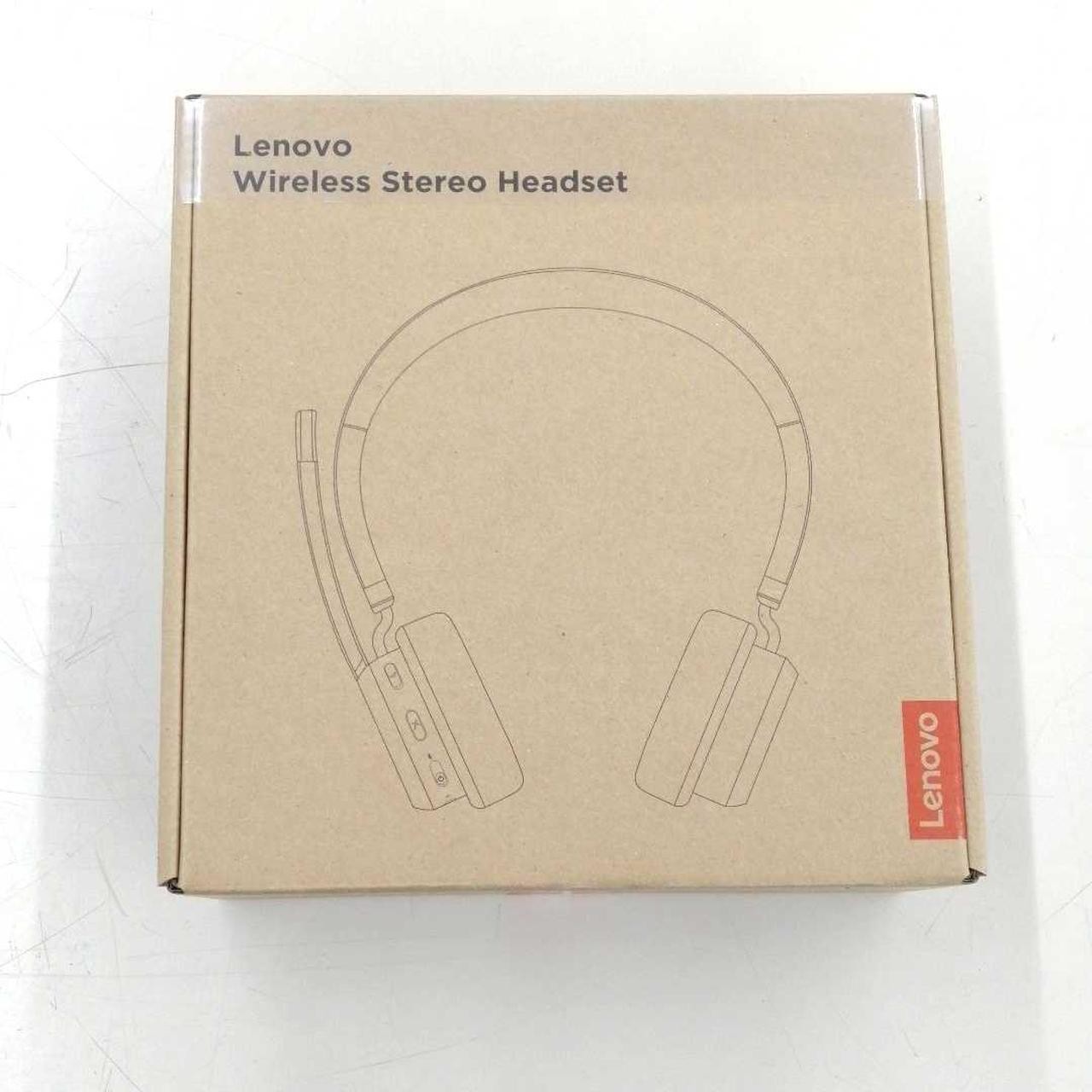 Lenovo - Headset - on-ear - wireless - black