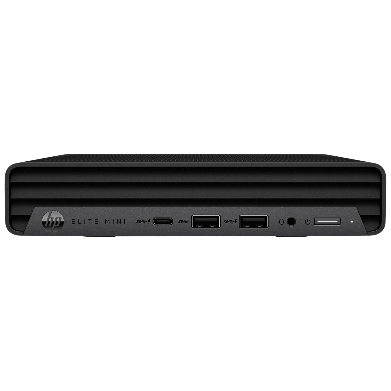 HP Elite 800 G9 - Mini desktop Core i5 12500T / up to 4.4 GHz - RAM 8 GB - SSD 256 GB - NVMe - UHD Graphics 770 - Gigabit Ethernet, IEEE 802.11ax (Wi-Fi 6E), Bluetooth 5.3 - Win 11 Pro - monitor: none - keyboard: UK - with HP Wolf Pro Security Edition (1