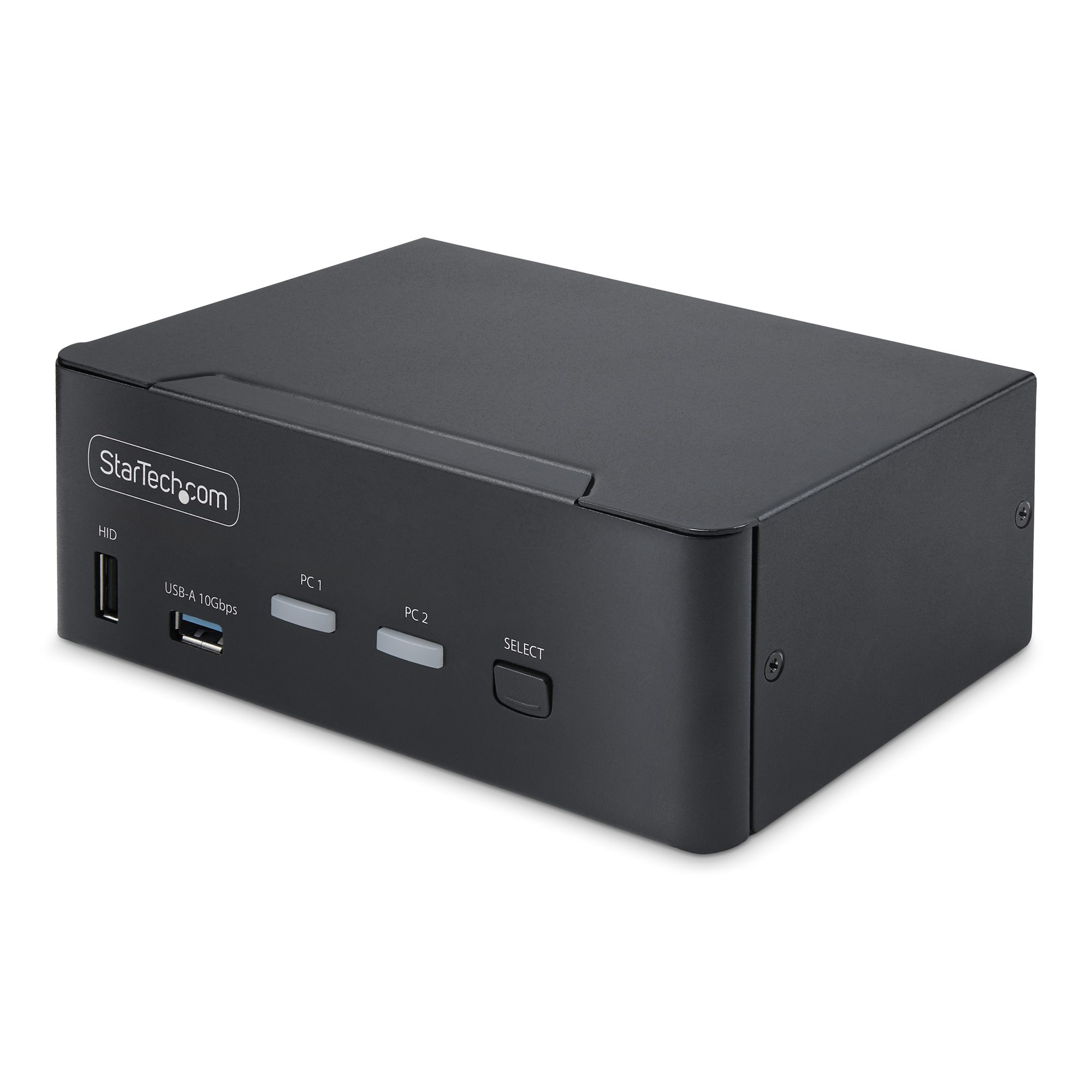 Startech 2-Port Dual-Monitor DisplayPort KVM Switch, 8K 60Hz / 4K 144Hz, DP 1.4, 2x USB 10Gbps Ports, 4x USB HID Ports, Hotkey Switching, TAA Compliant - KVM / audio / USB switch - 2 x KVM / audio / USB - 1 local user - desktop - TAA Compliant
