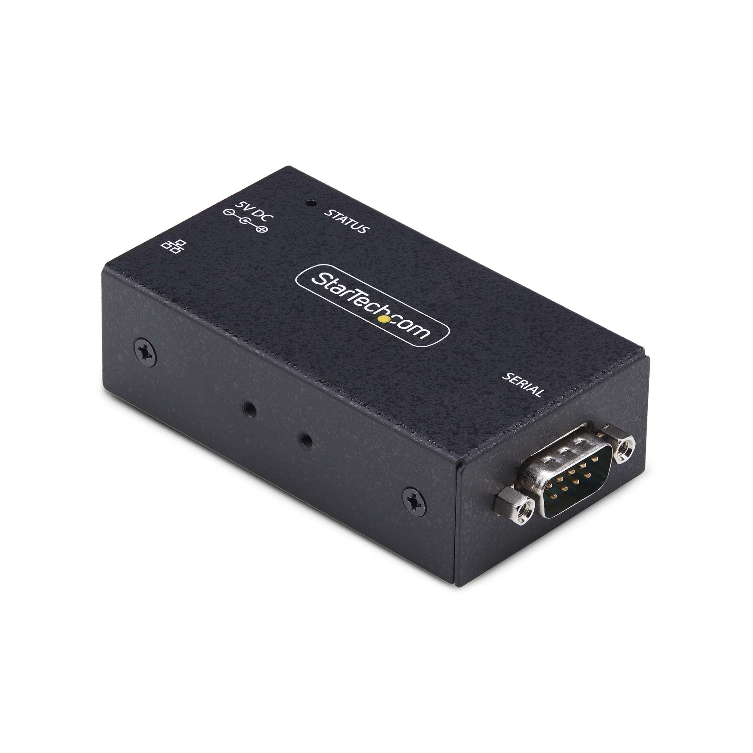 Startech 4P Serial to Ethernet Adapter, IP LAN to RS232 DB9 Converter - Device server - 4 ports - 100Mb LAN, RS-232 - wall / DIN rail mountable - TAA Compliant - for P/N: AT925FM, GC9SF, SCNM9FF, SCNM9FM