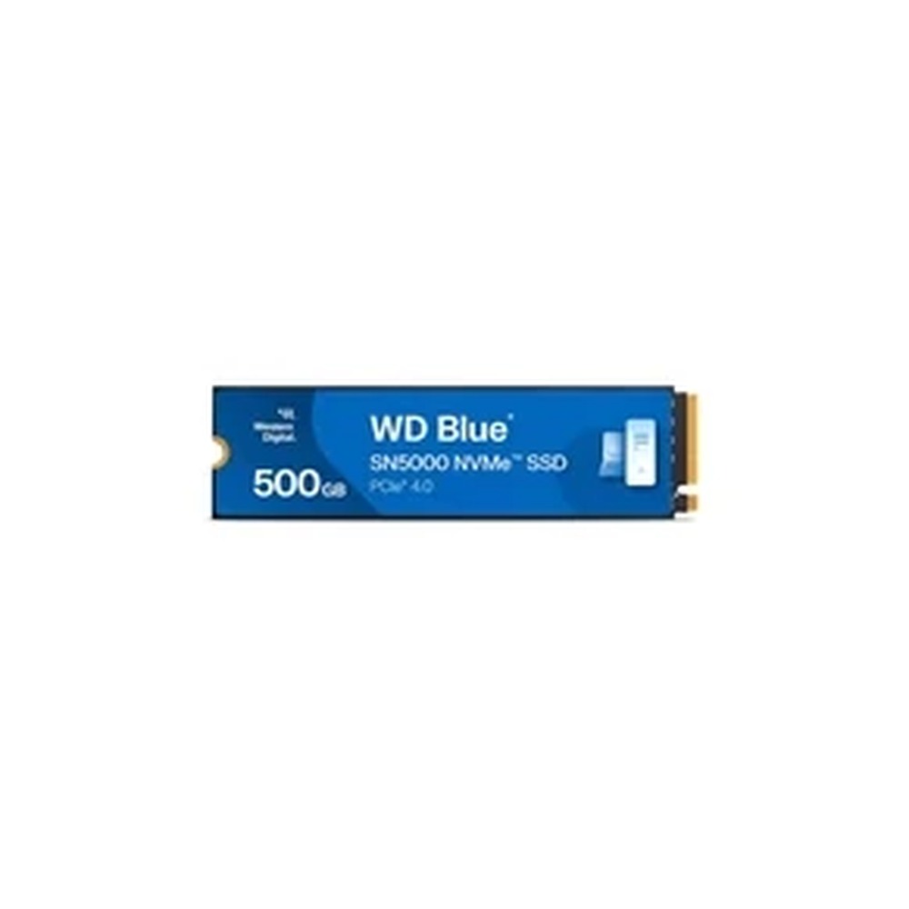 WD Blue SN5000 (WDS500G4B0E-00CNZ0) 500GB NVMe SSD, M.2 Interface, PCIe Gen4, 2280, Read 5000MB/s, Write 4000MB/s, 5 Year Warranty