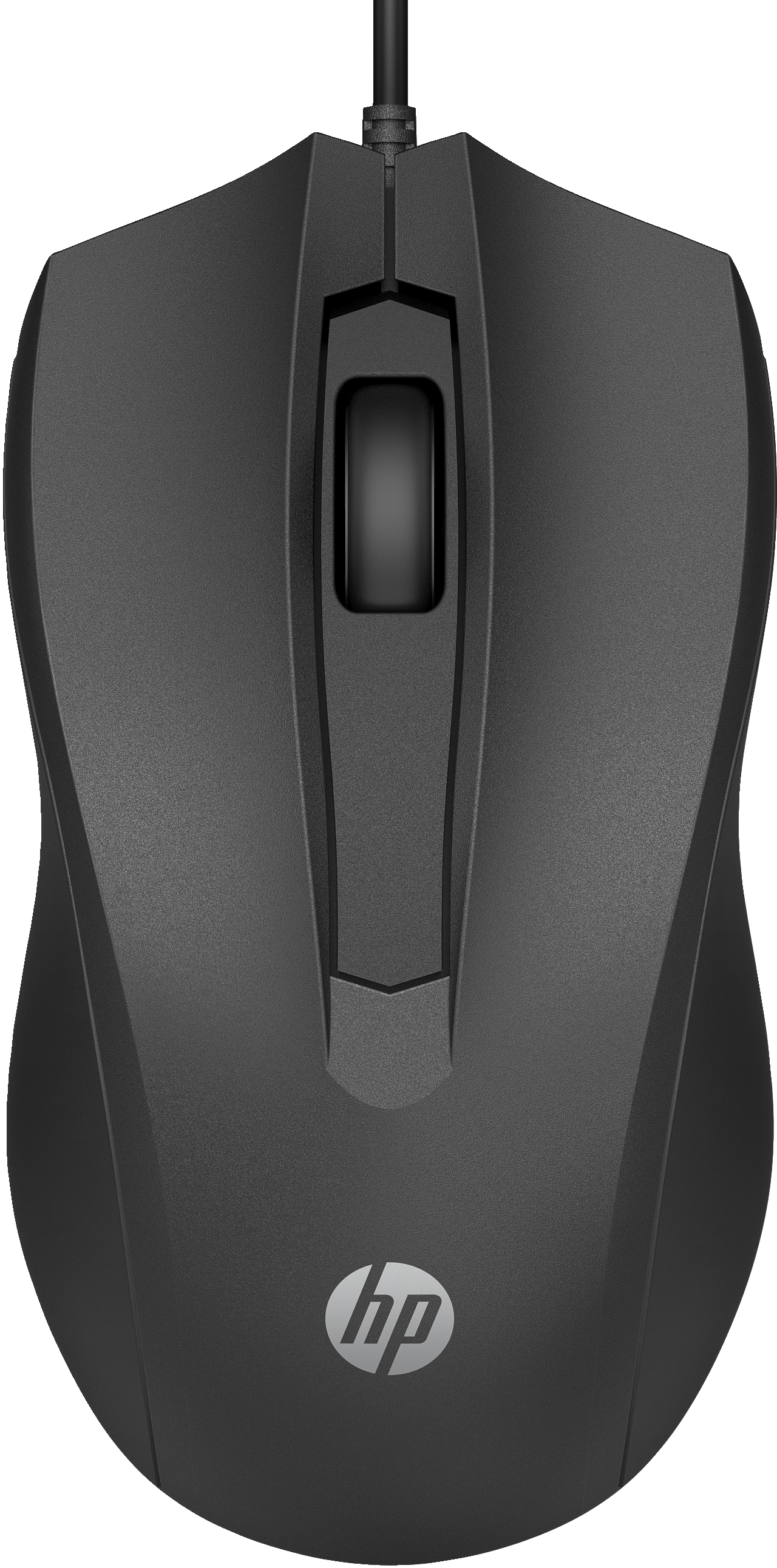 HP 105 - Mouse - right and left-handed - optical - 3 buttons - wired - USB-A - black - Smart Buy