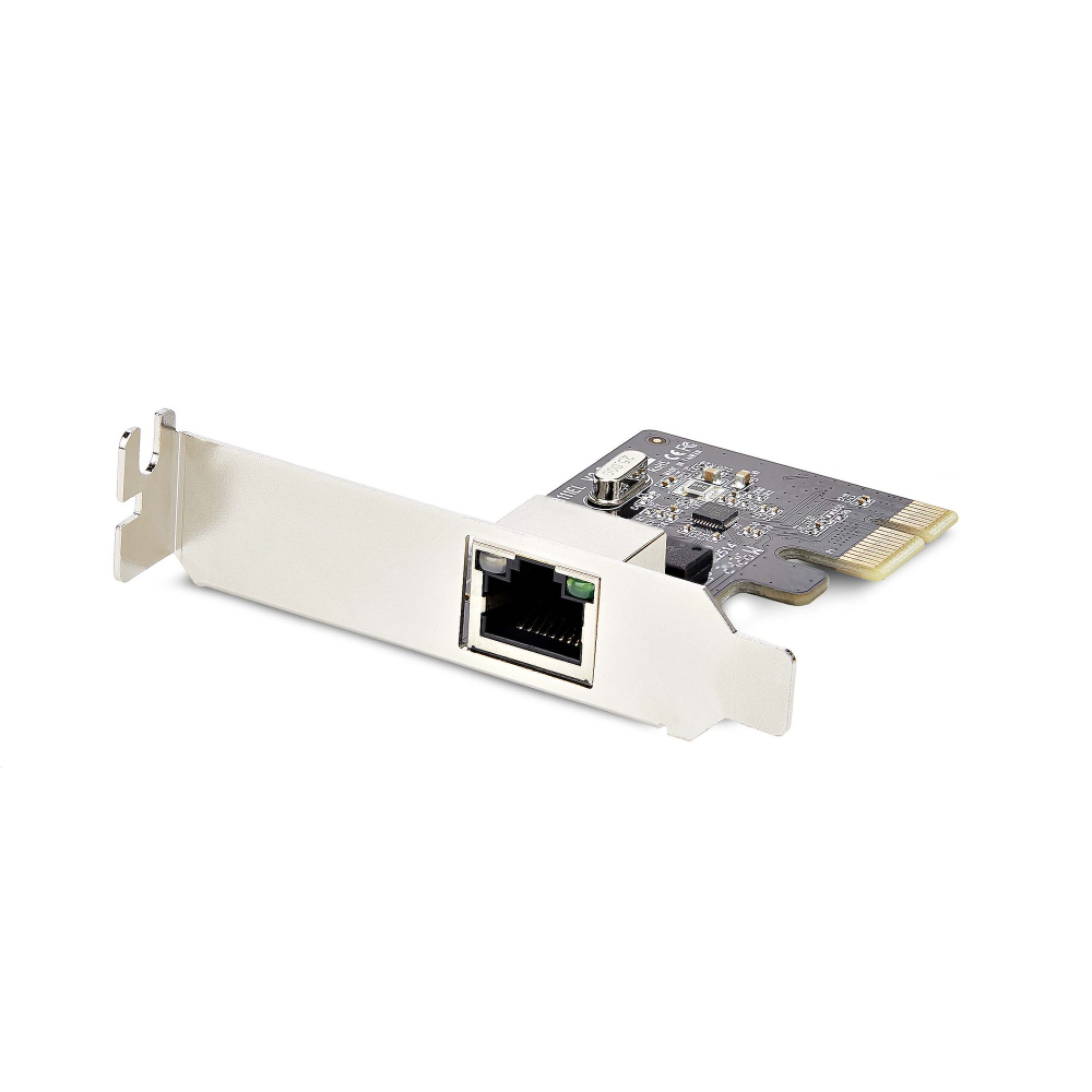 Startech 1-Port Gigabit PCIe Network Adapter Card, TAA Compliant - Network adapter - PCI Express x1 low profile - Gigabit Ethernet x 1 - black - TAA Compliant