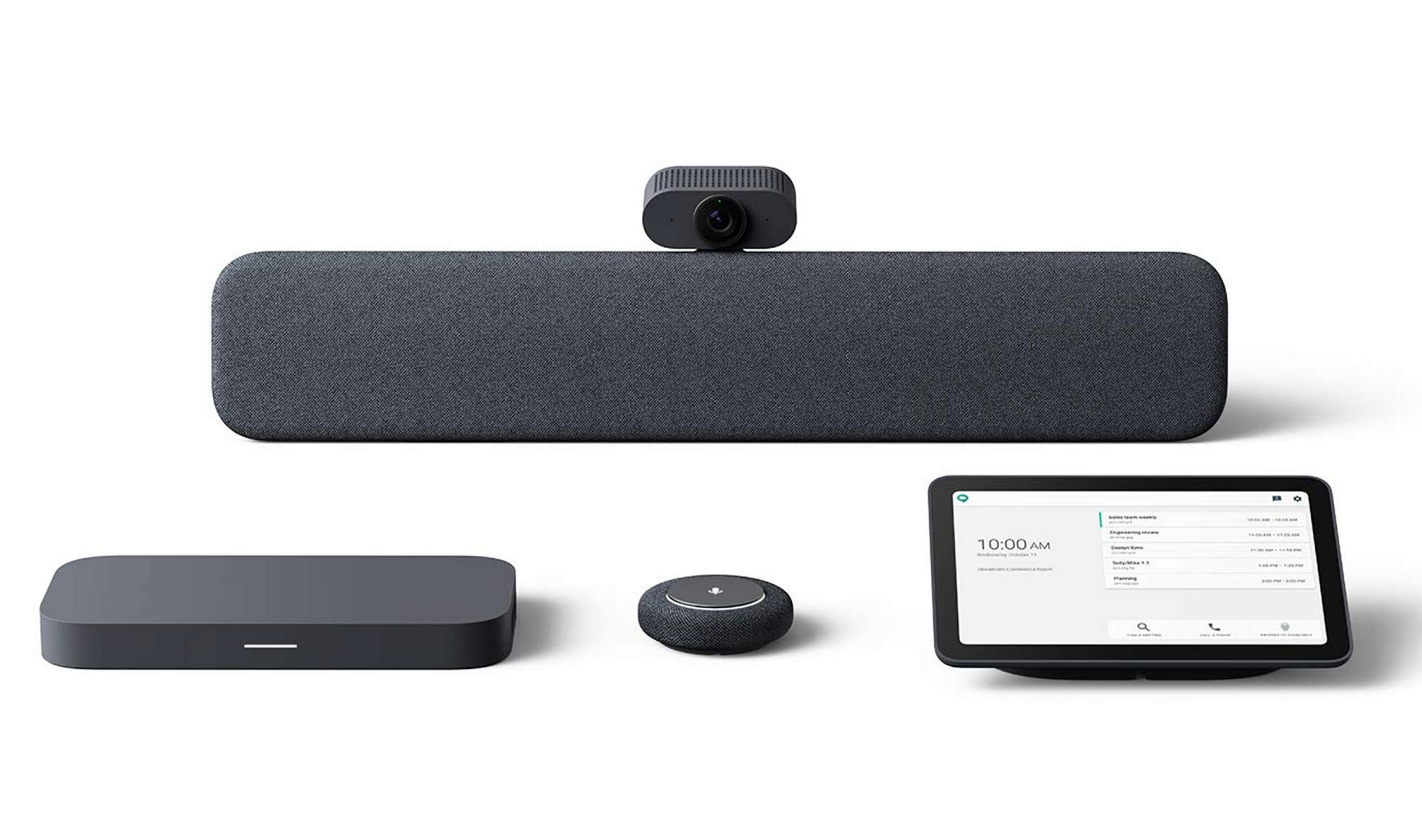Lenovo Google Meet Series One - Gen 3 - Large Room Kit - video conferencing kit - with 3 Years Lenovo Premier Support - charcoal - power adapter included