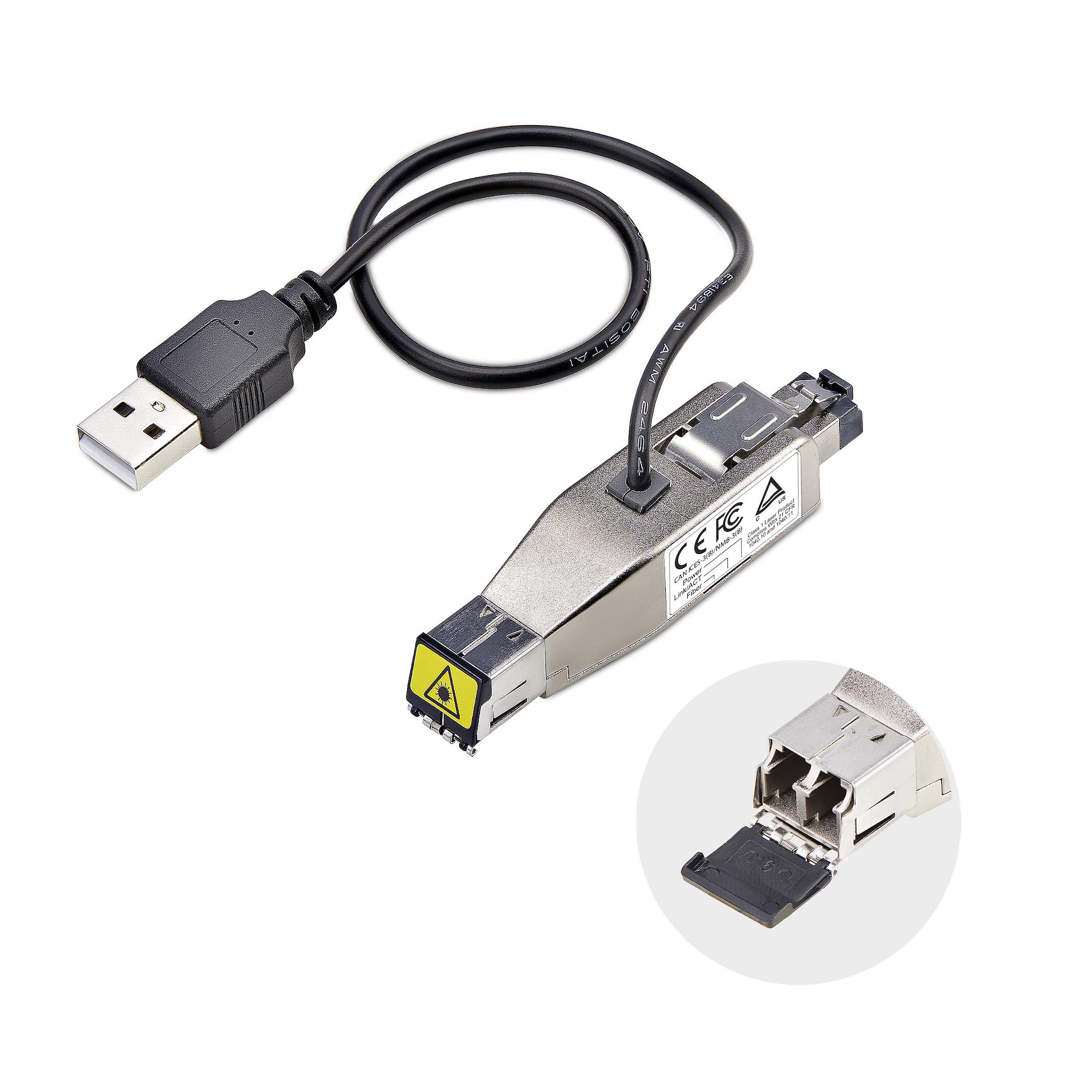 Startech Gigabit Fiber to RJ45 Ethernet Media Converter, Micro Mini - Fibre media converter - 1GbE - 1000Base-LX, 1000Base-T - RJ-45 / LC single-mode / LC multi-mode - up to 10 km - 1310 nm - TAA Compliant