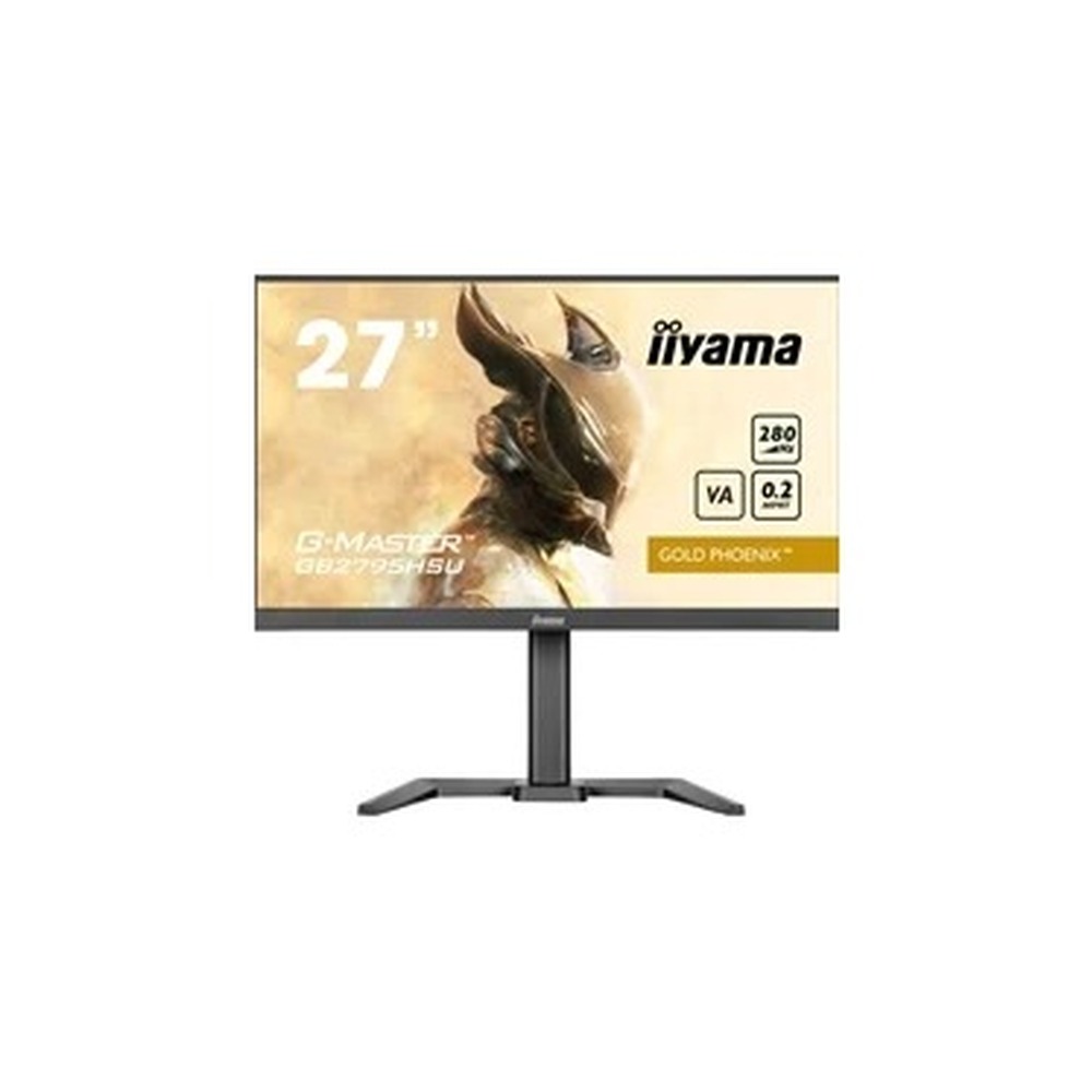 iiyama G-MASTER GB2795HSU-B1 27 inch Monitor, Full HD, 0.2ms, HDMI, DisplayPort, HDCP, USB Hubx4, Freesync, 280Hz, Speakers, Black, Internal PSU, Height Adjust, Pivot, VESA