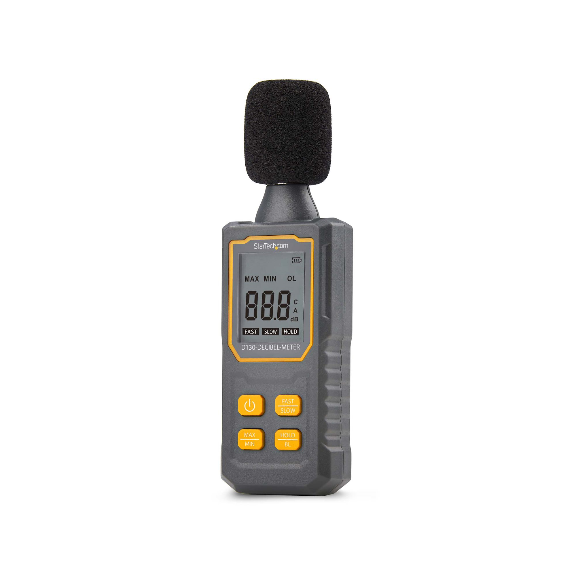 Startech Handheld Digital Sound Meter, Noise/Decibel Level Reader - Sound meter - black