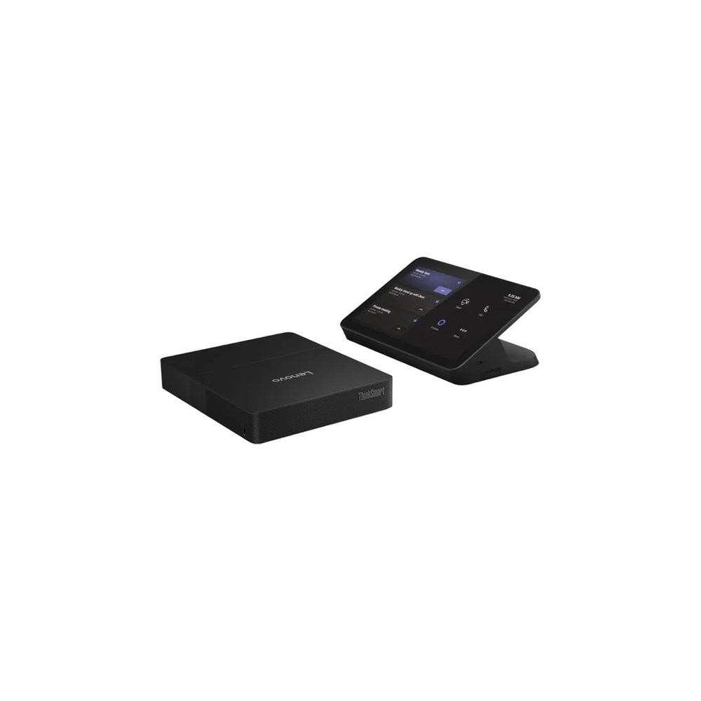 Lenovo ThinkSmart Core Gen 2 - Video conferencing kit (soundbar, touchscreen console, compute system) - with 3 Years Lenovo Premier Support + 3 Years Lenovo Software Maintenance for Smart Office Solution - Certified for Microsoft Teams Rooms - black - pow