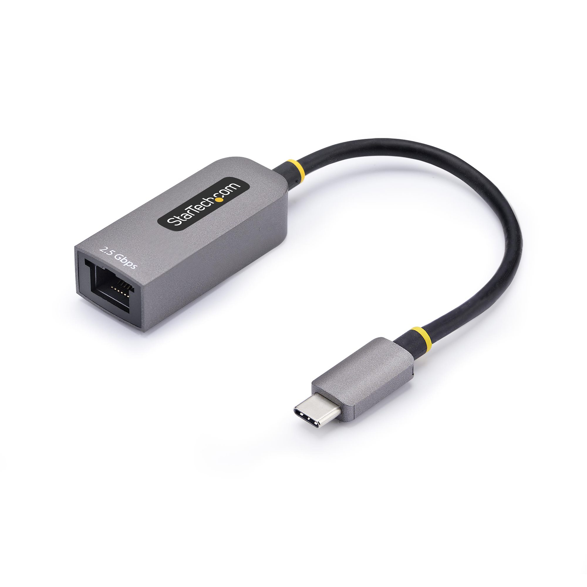 Startech 2.5GbE USB-C to Ethernet Adapter - Network adapter - USB-C 3.2 Gen 1 / Thunderbolt 3 - 10M/100M/1G/2.5 Gigabit Ethernet - space grey