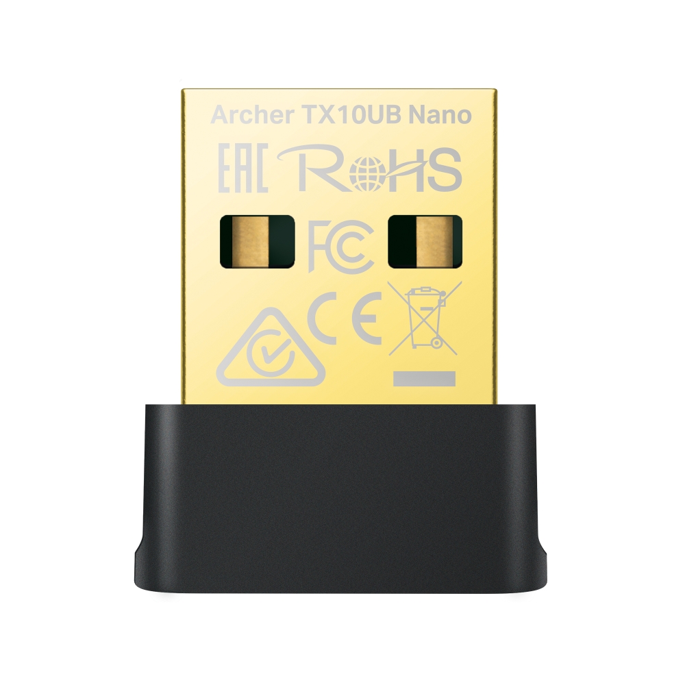 TP-Link Archer TX10UB Nano V1 - Network adapter - USB 2.0 - Wi-Fi 5, Wi-Fi 6, Bluetooth 5.3