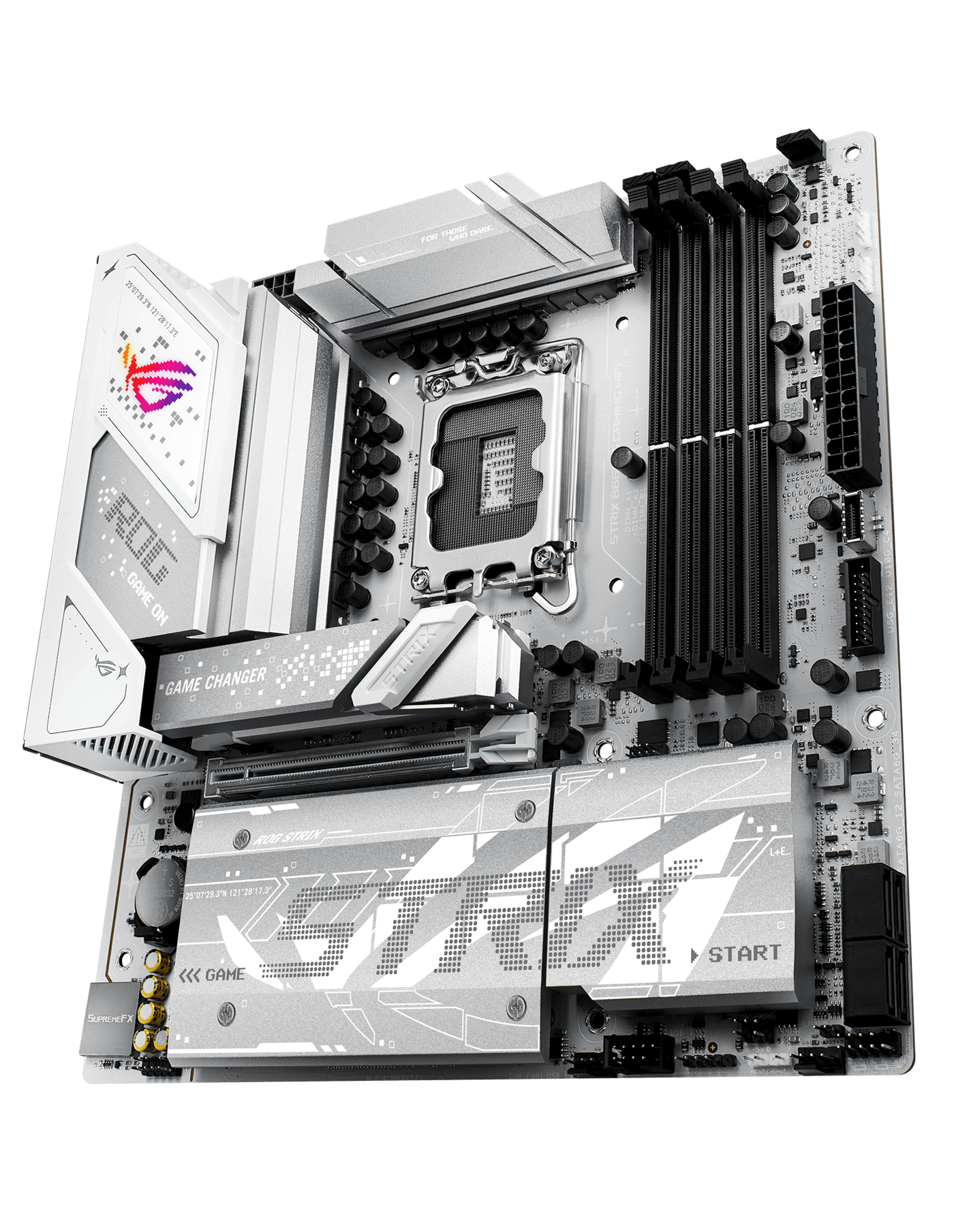ASUS ROG STRIX B860-G GAMING WIFI - Motherboard - micro ATX - LGA1851 Socket - B860 Chipset - USB4, USB 3.2 Gen 2, USB-C 3.2 Gen 2x2, USB 3.2 Gen 1 - Wi-Fi 7, 2.5 Gigabit LAN, Bluetooth - onboard graphics (CPU required) - HD Audio (8-channel)