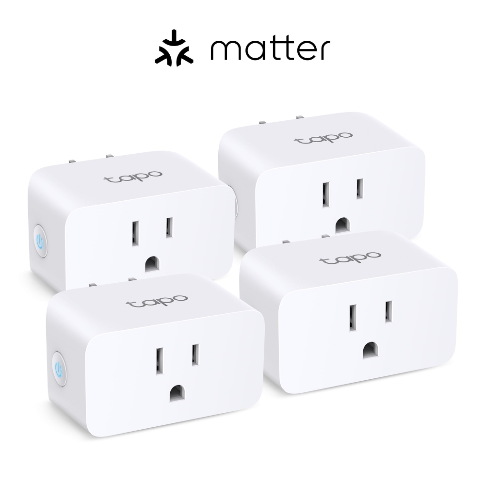 Tapo P110M V1 - Smart plug - energy monitoring - wireless - 802.11b/g/n, Bluetooth - 2.4 Ghz (pack of 4)