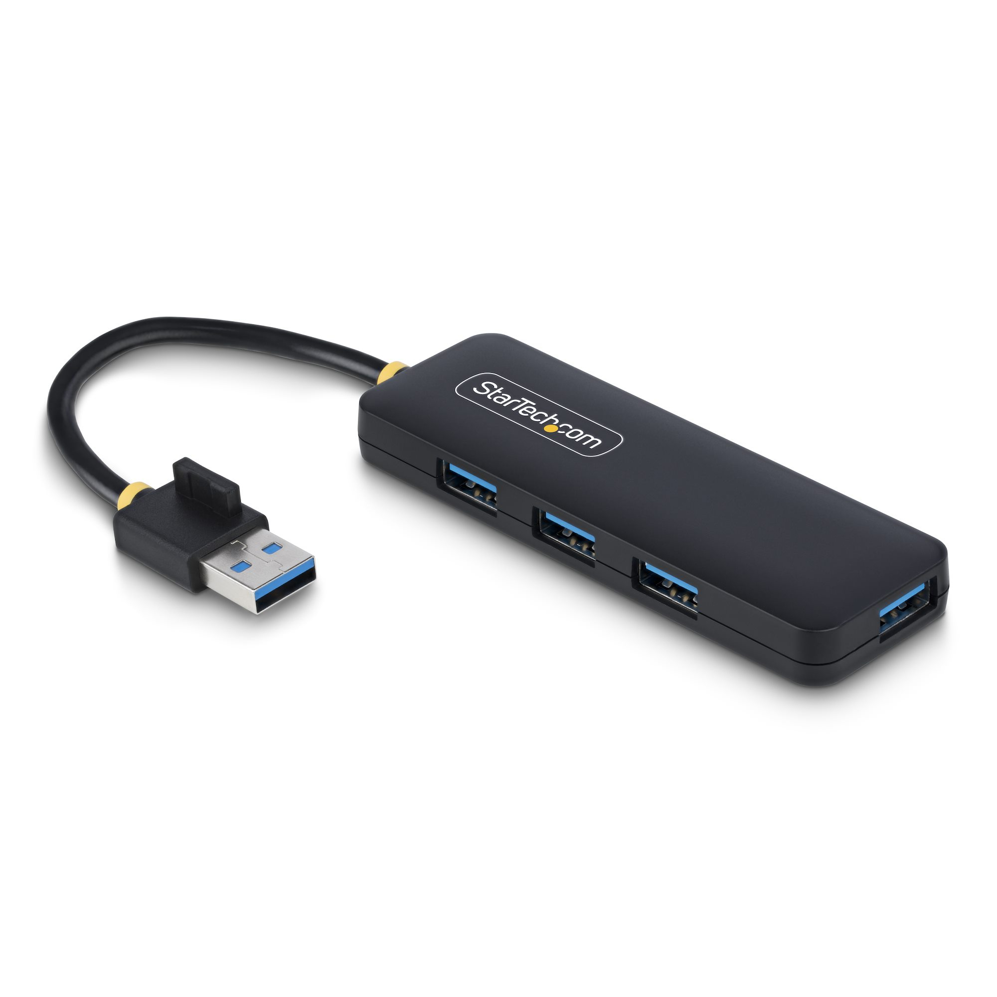 Startech 4-Port USB-A Hub, 5Gbps, Bus Powered, Small Travel Mini Hub - Hub - 4 x USB 3.2 Gen 1 - desktop