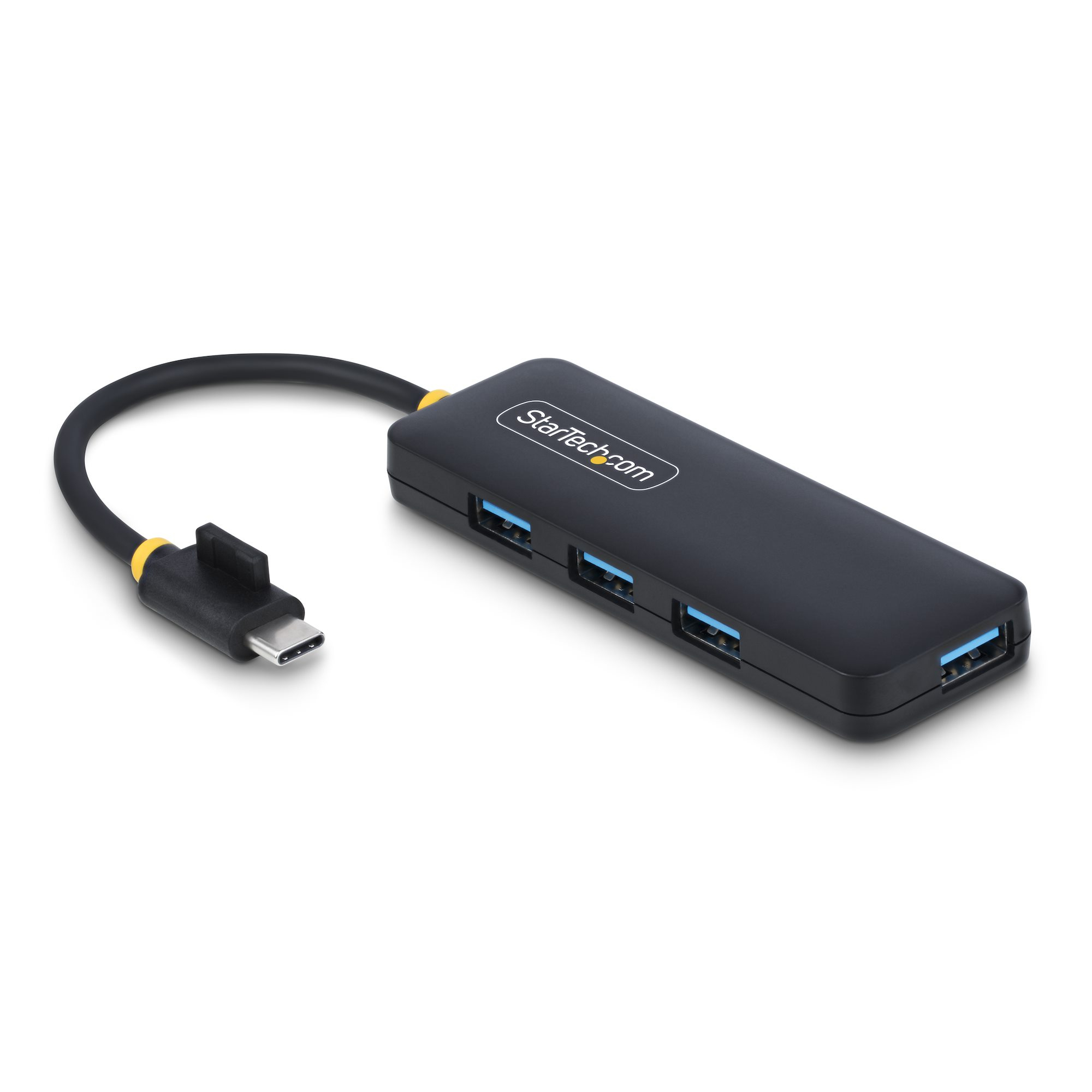 Startech 4-Port USB-C Hub, 5Gbps, USB-C to 4x USB-A, Bus Powered - Hub - 4 x USB 3.2 Gen 1 - desktop