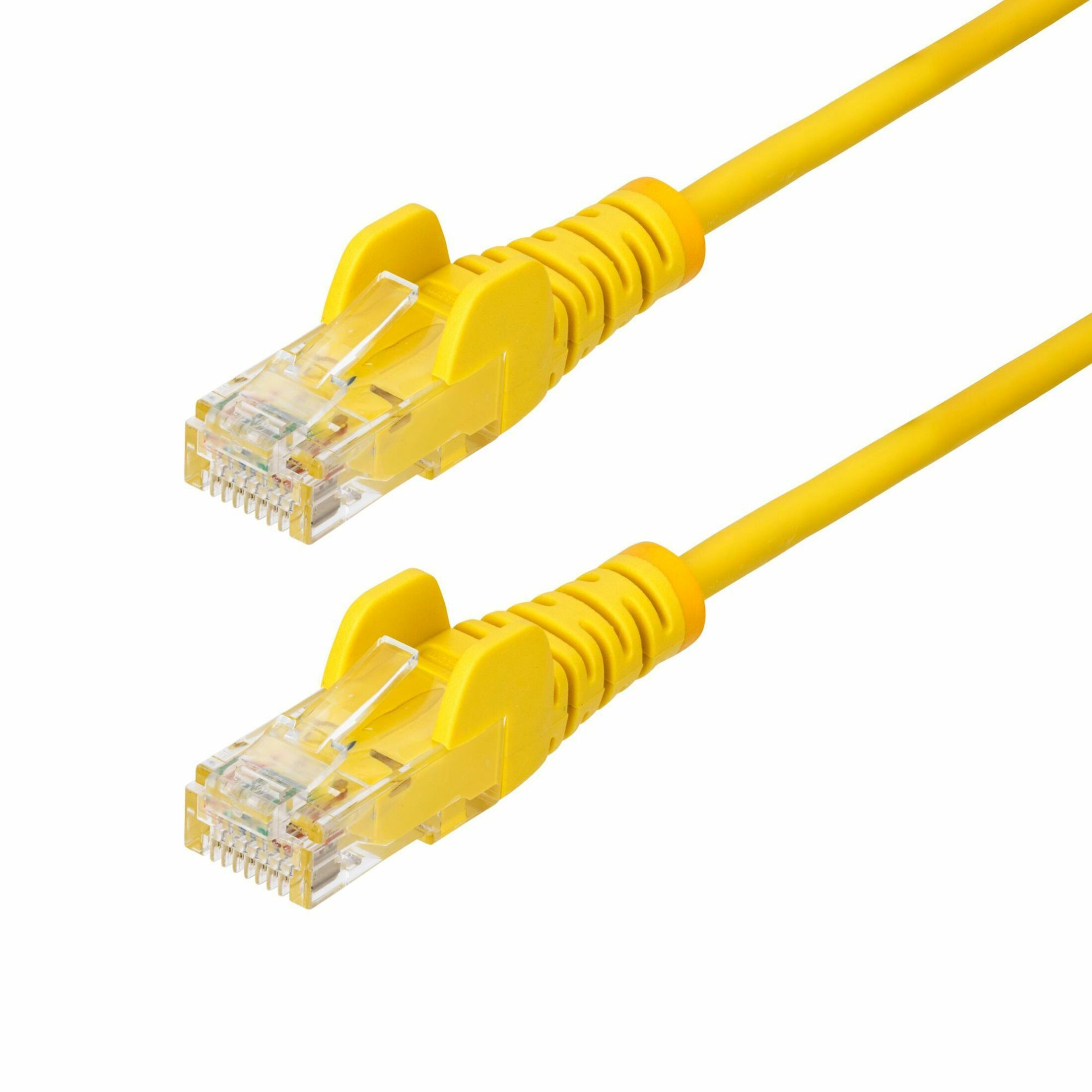 Startech 7m Yellow Slim CAT6 Ethernet Cable, Snagless, 28AWG, LSZH - Patch cable - RJ-45 (M) to RJ-45 (M) - 7 m - 3.6 mm - UTP - CAT 5/5e/6 - IEEE 802.3bt - halogen-free, snagless - yellow