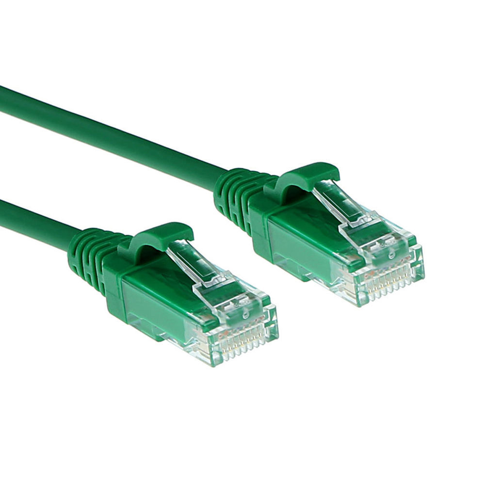 Startech 1m Green Slim CAT6 Ethernet Cable, Snagless, 28AWG, LSZH - Patch cable - RJ-45 (M) to RJ-45 (M) - 1 m - 3.6 mm - UTP - CAT 5/5e/6 - IEEE 802.3bt - halogen-free, snagless - green