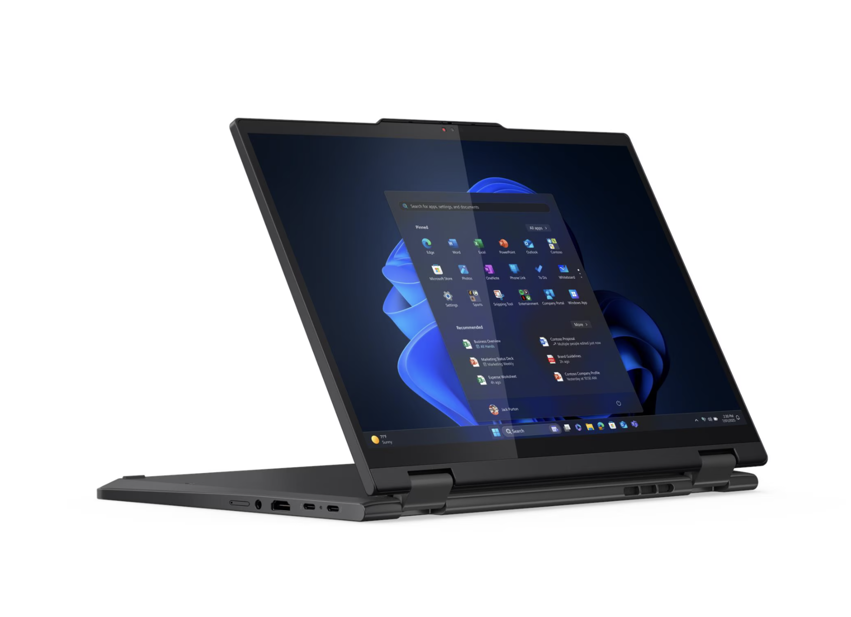 Lenovo ThinkPad T14s 2-in-1 Gen 1 21R3 - AI PC - flip design - Intel Core Ultra 7 - 255U / up to 5.2 GHz - Win 11 Pro - Intel Graphics - 16 GB RAM - 512 GB SSD TCG Opal Encryption 2, NVMe - 14" IPS touchscreen 1920 x 1200 - Wi-Fi 7, Bluetooth - black - kb