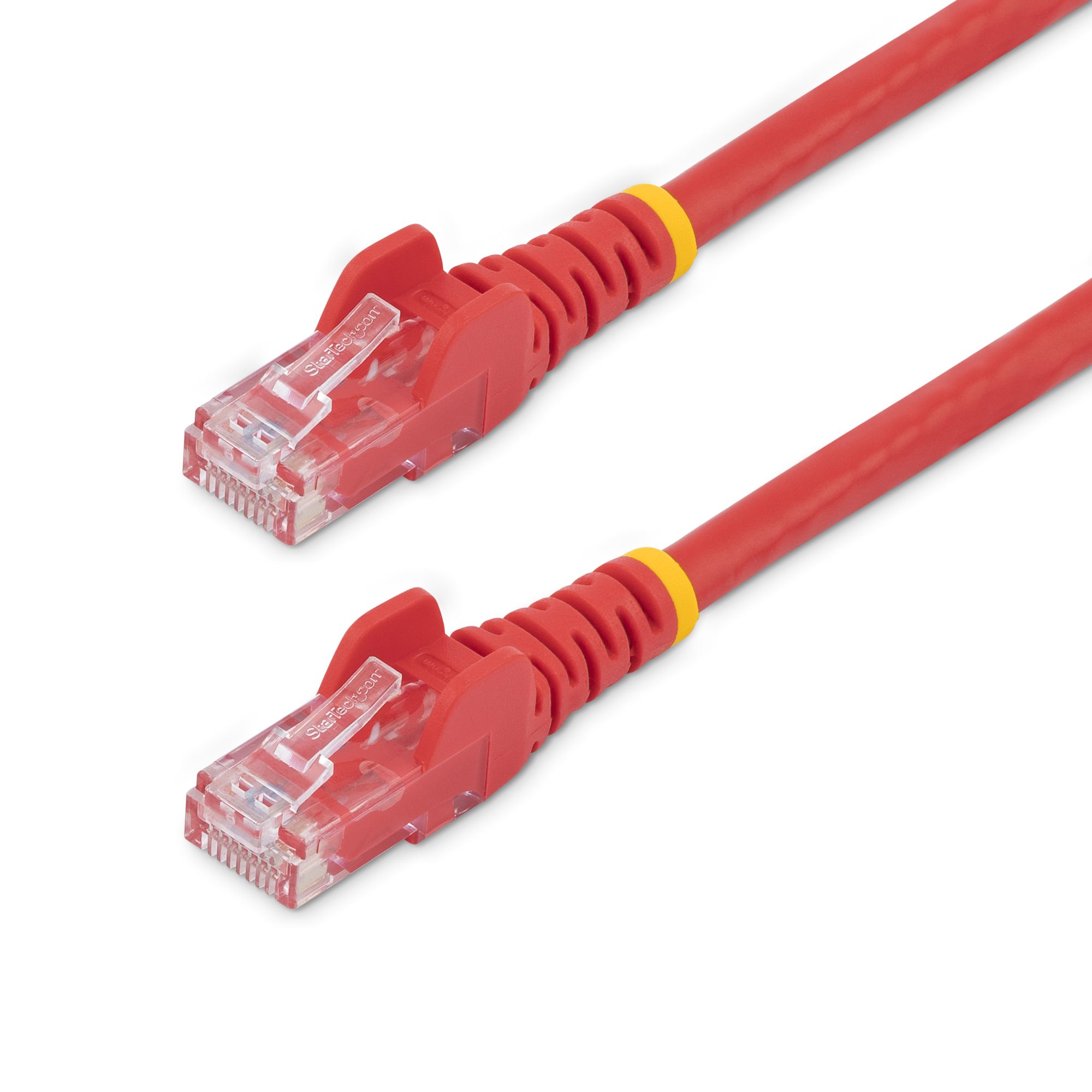 Startech 2m Red Slim CAT6 Ethernet Cable, Snagless, 28AWG, LSZH - Patch cable - RJ-45 (M) to RJ-45 (M) - 2 m - 3.6 mm - UTP - CAT 5/5e/6 - IEEE 802.3bt - halogen-free, snagless - red