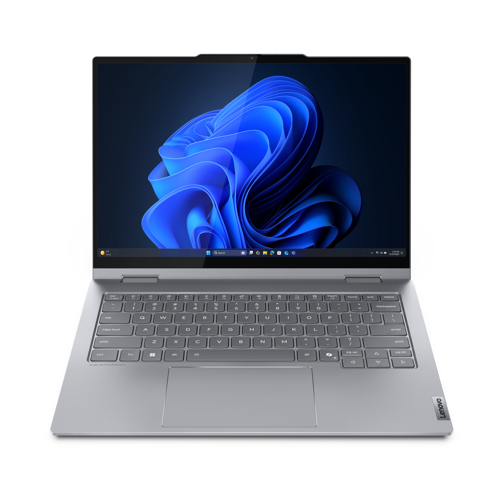Lenovo ThinkBook 14 2-in-1 G5 IAU 21SQ - AI PC - flip design - Intel Core Ultra 7 - 255U / up to 5.2 GHz - Win 11 Pro - Intel Graphics - 16 GB RAM - 512 GB SSD NVMe - 14" IPS touchscreen 1920 x 1200 - Wi-Fi 6E, Bluetooth - luna grey - kbd: UK
