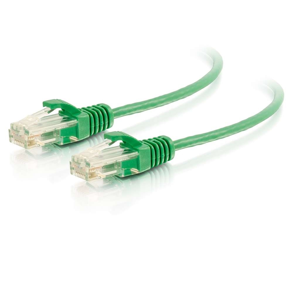 Startech 1.5m Green Slim CAT6 Ethernet Cable, Snagless, 28AWG, LSZH - Patch cable - RJ-45 (M) to RJ-45 (M) - 1.5 m - 3.6 mm - UTP - CAT 5/5e/6 - IEEE 802.3bt - halogen-free, snagless - purple