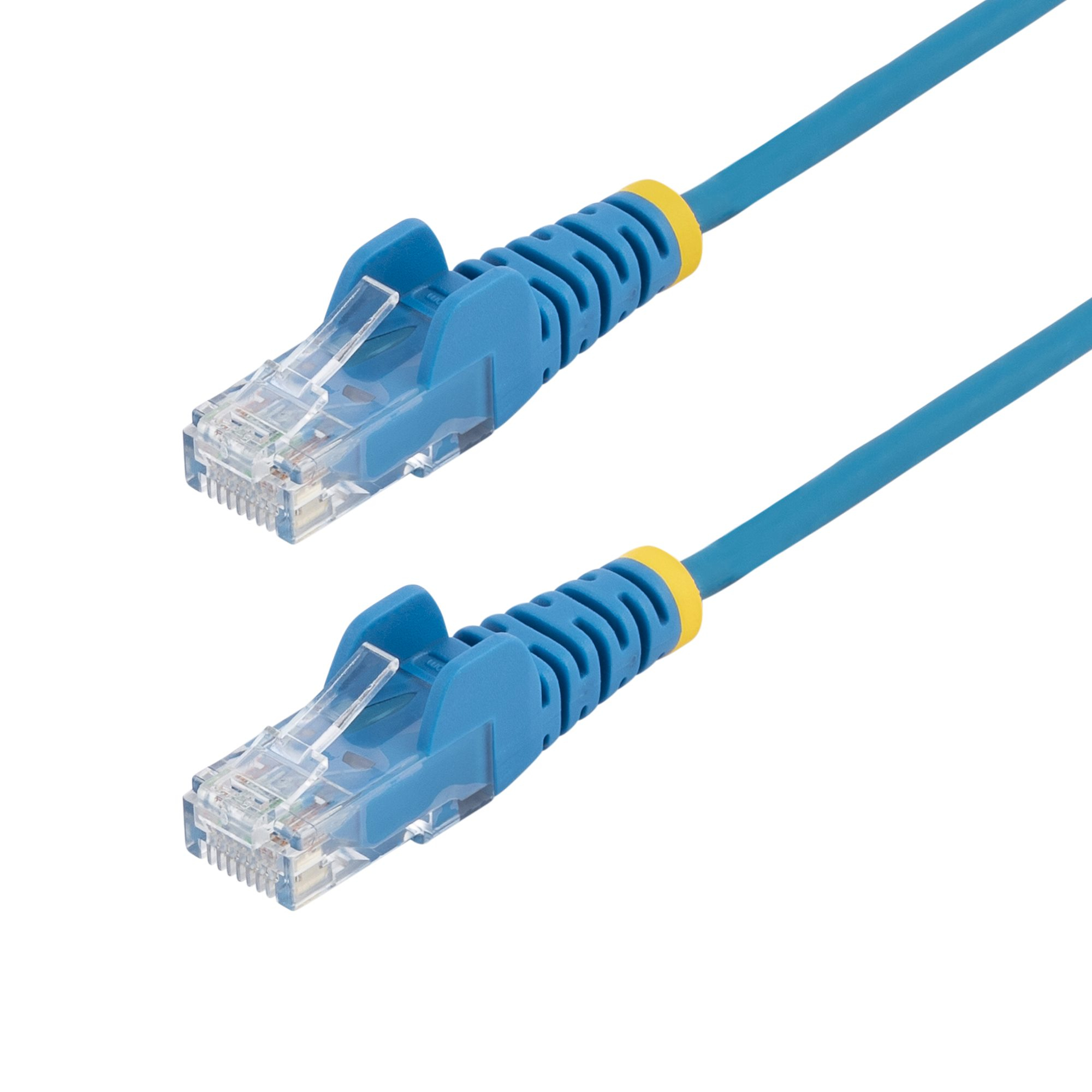 Startech 15m Blue Slim CAT6 Ethernet Cable, Snagless, 28AWG, LSZH - Patch cable - RJ-45 (M) to RJ-45 (M) - 15 m - 3.6 mm - UTP - CAT 5/5e/6 - IEEE 802.3bt - halogen-free, snagless, stranded copper - blue