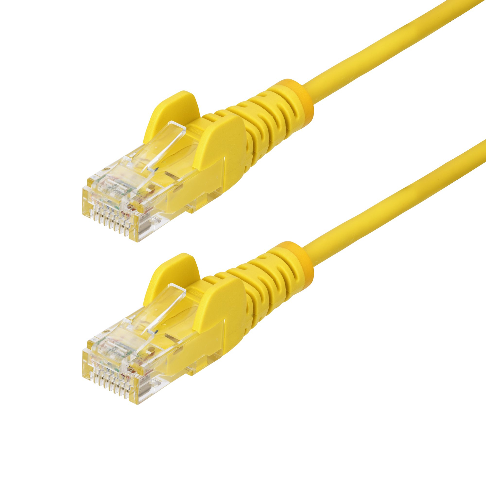 Startech 2m Yellow Slim CAT6 Ethernet Cable, Snagless, 28AWG, LSZH - Patch cable - RJ-45 (M) to RJ-45 (M) - 2 m - 3.6 mm - UTP - CAT 5/5e/6 - IEEE 802.3bt - halogen-free, snagless - yellow