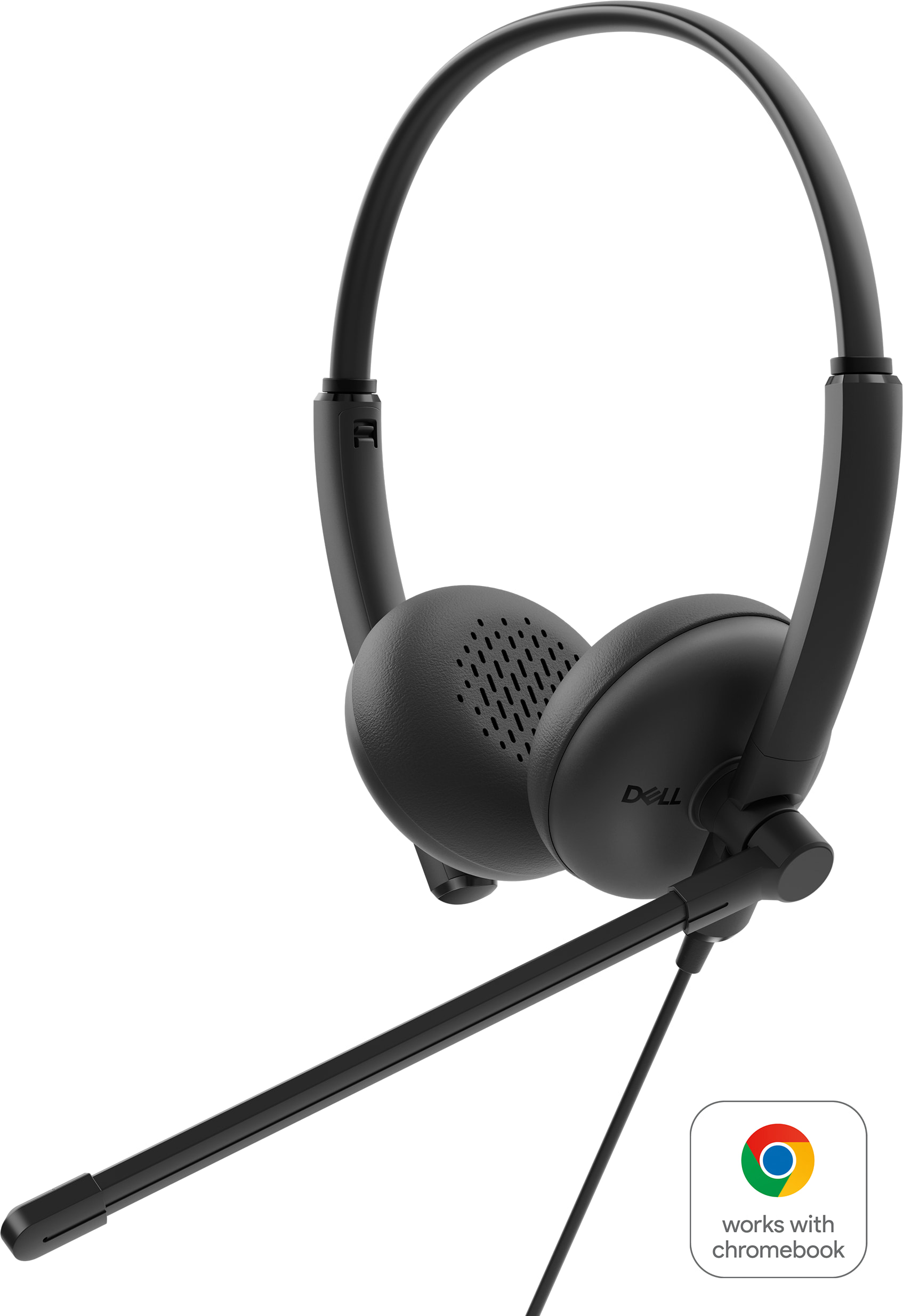 Dell Wired Headset WH125 - Headset - on-ear - wired - USB-A - black