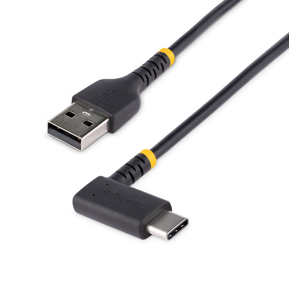 StarTech 6in (15cm) USB-A to USB-C Charging Cable, Charger Cord - USB cable - USB (M) to USB-C (M) - USB 2.0 - 3 A - 15 cm - passive, charge and sync, USB Fast Charge (15W) - black