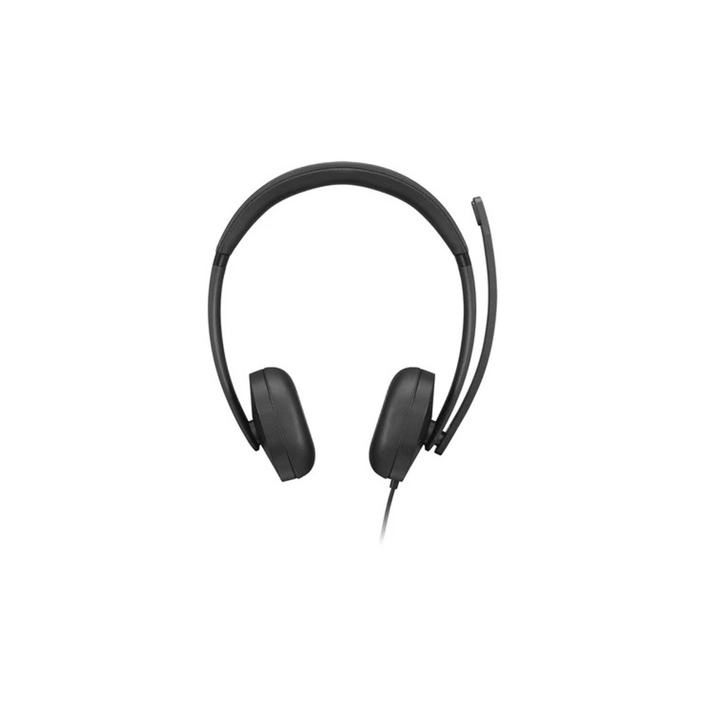 Lenovo 5000 - Headset - on-ear - wired - USB-C - black - Certified for Microsoft Teams