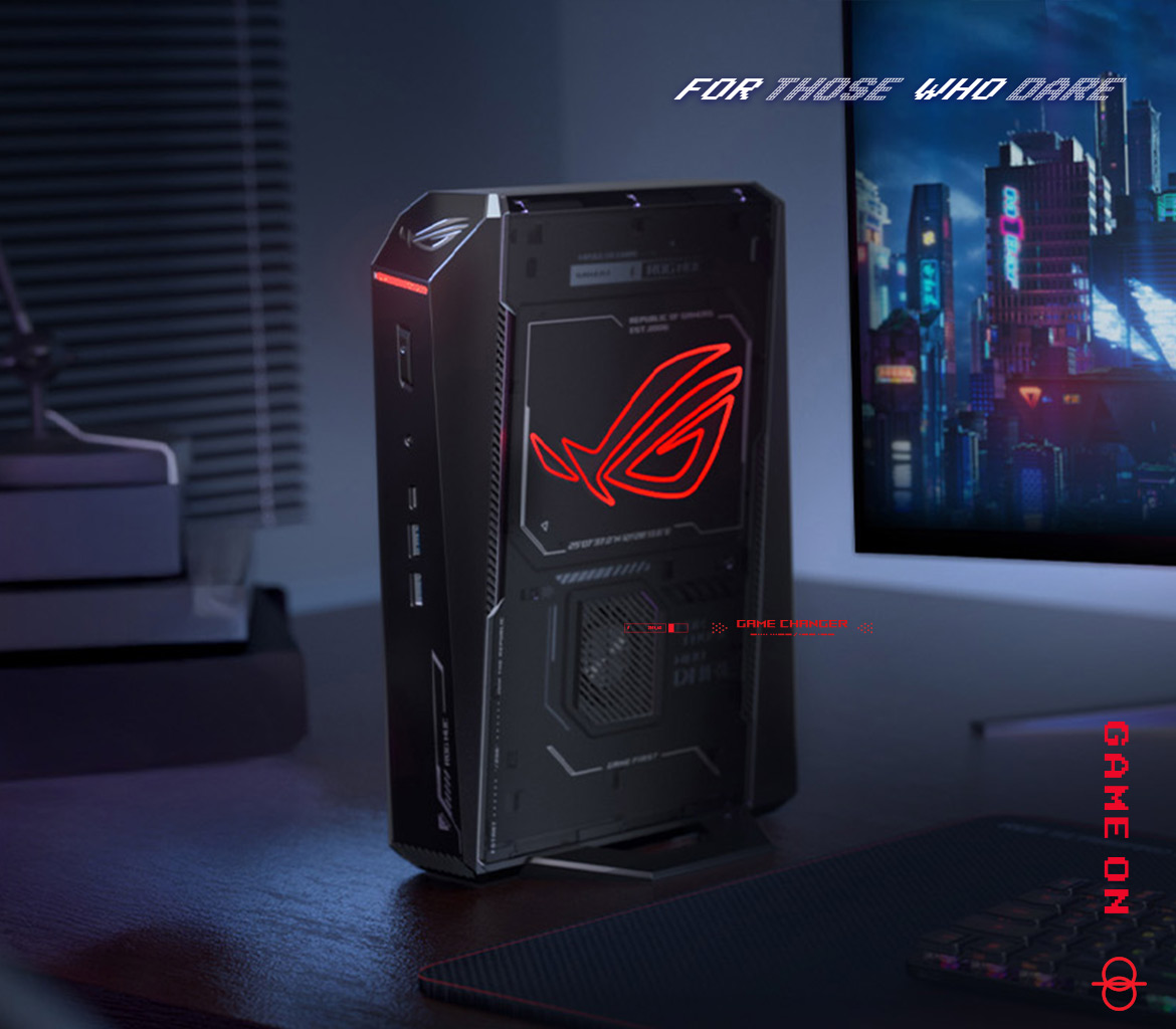 ASUS ROG NUC RNUC15JNK9X389A3 - Mini PC gaming - Core Ultra 9 275HX / up to 5.4 GHz - RAM 32 GB - SSD 1 TB - NVMe - GeForce RTX 5070 Ti - IEEE 802.11ax (Wi-Fi 6), IEEE 802.11be (Wi-Fi 7), Bluetooth 5.4, Gigabit Ethernet, 2.5 Gigabit Ethernet - Win 11 Home