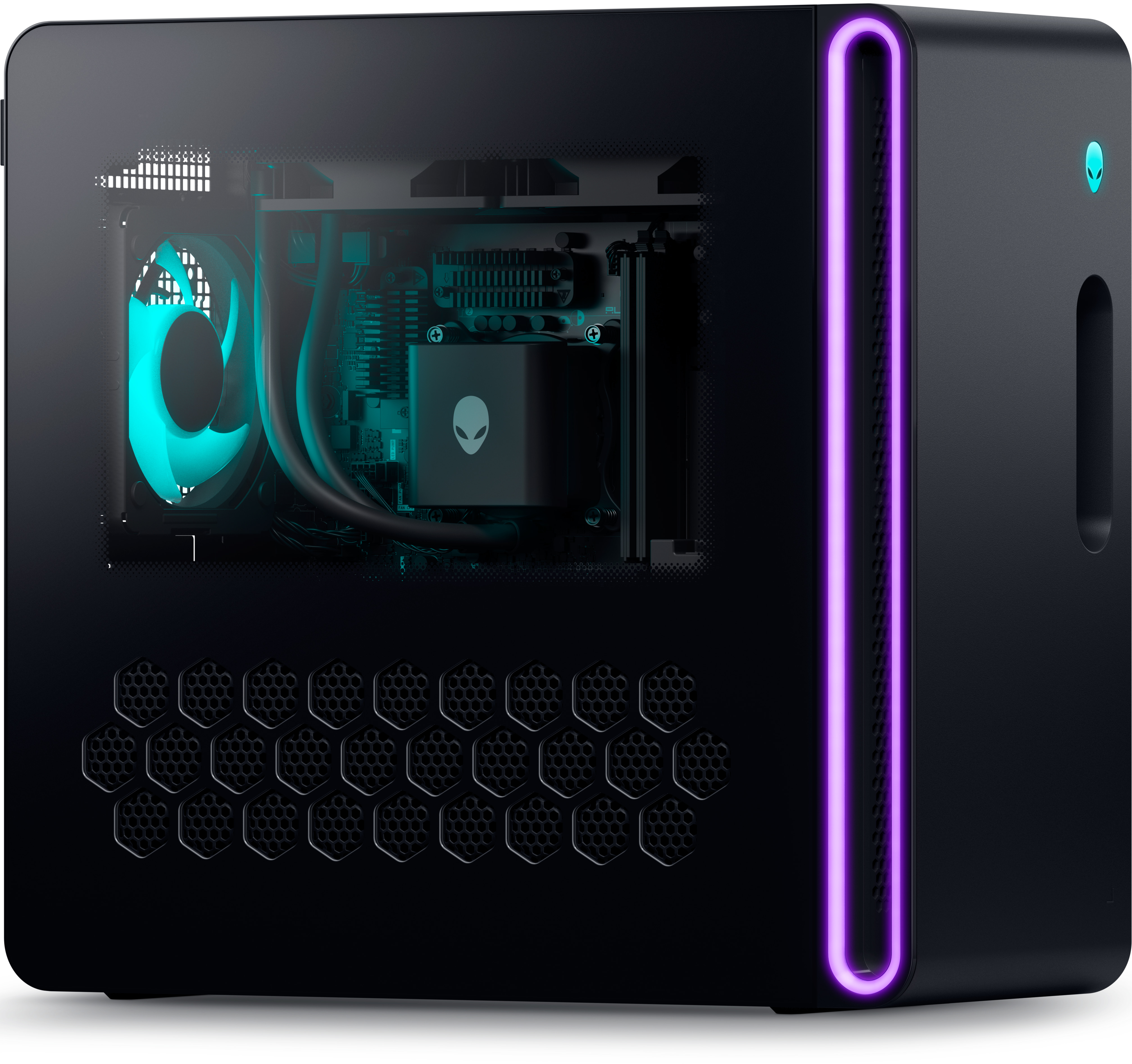 Alienware Aurora ACT1250 - DT gaming - Core Ultra 9 285K / up to 5.7 GHz - RAM 32 GB - SSD 2 TB - NVMe, TLC - GeForce RTX 5080 - Gigabit Ethernet, Bluetooth, 2.5 Gigabit Ethernet, IEEE 802.11ax (Wi-Fi 6), IEEE 802.11be (Wi-Fi 7) - Win 11 Home - monitor: n